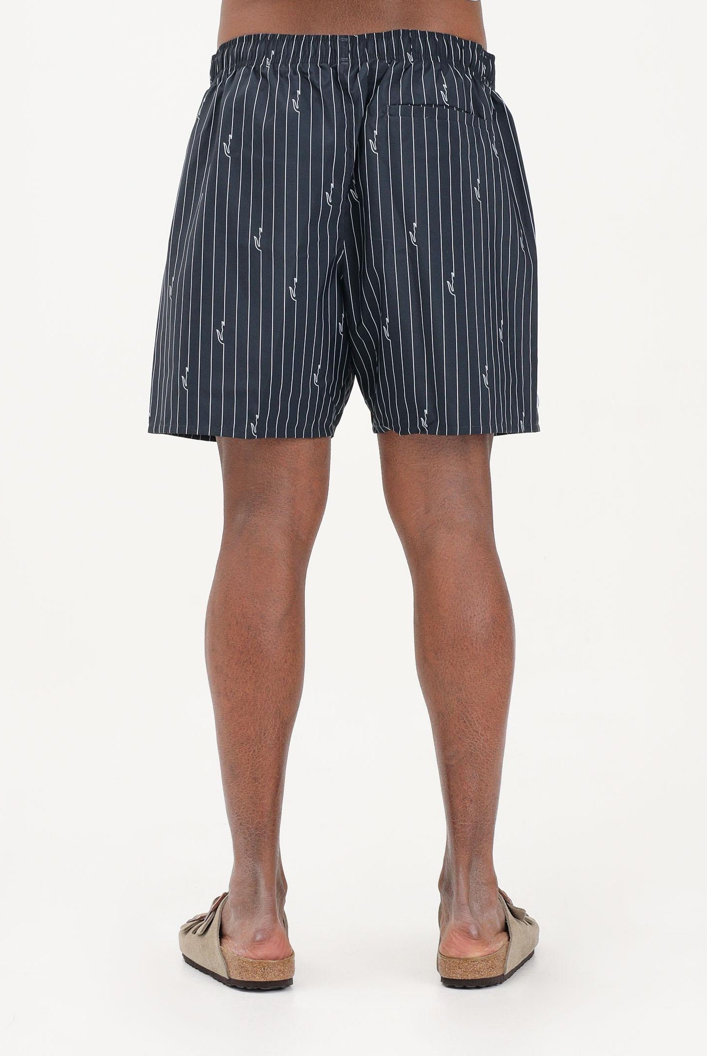 LACOSTE Shorts mare blu da uomo con stampa coccodrillo MH1849 IY8 LACOSTE