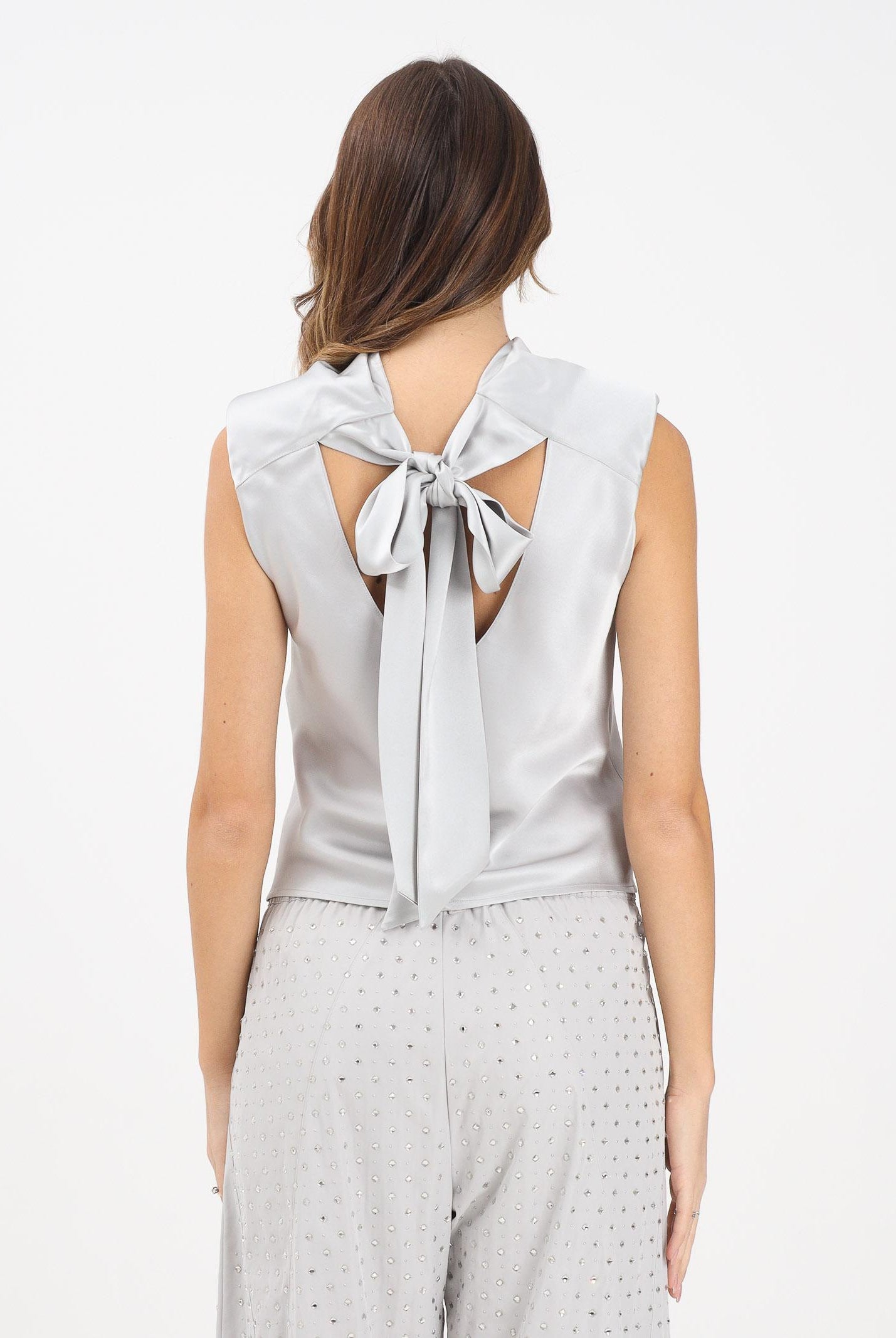 PINKO Top elegante grigio da donna 106080A1Y5 II2 PINKO