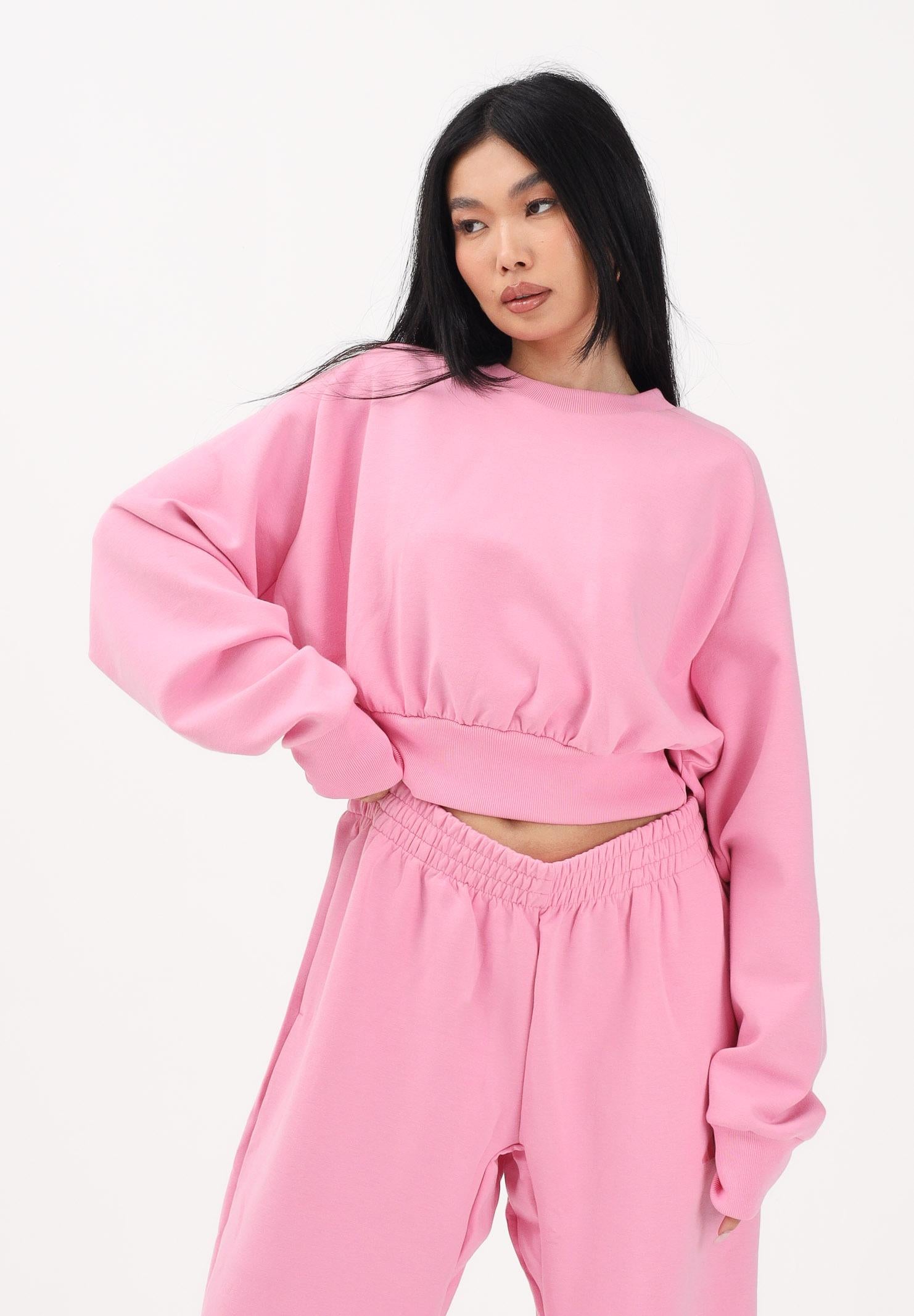 ADIDAS PERFORMANCE Felpa girocollo Soft Lux Loose rosa da donna KA7016 . ADIDAS PERFORMANCE