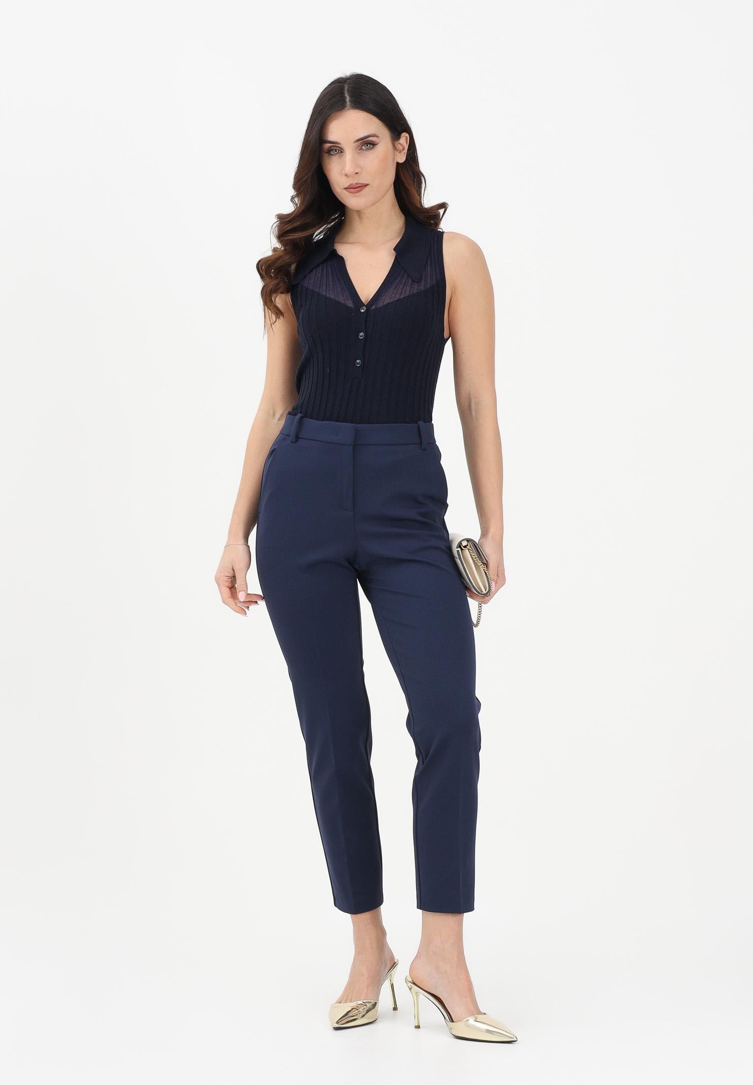PINKO Pantalone elegante BELLO blu da donna 100155A36R G56 PINKO