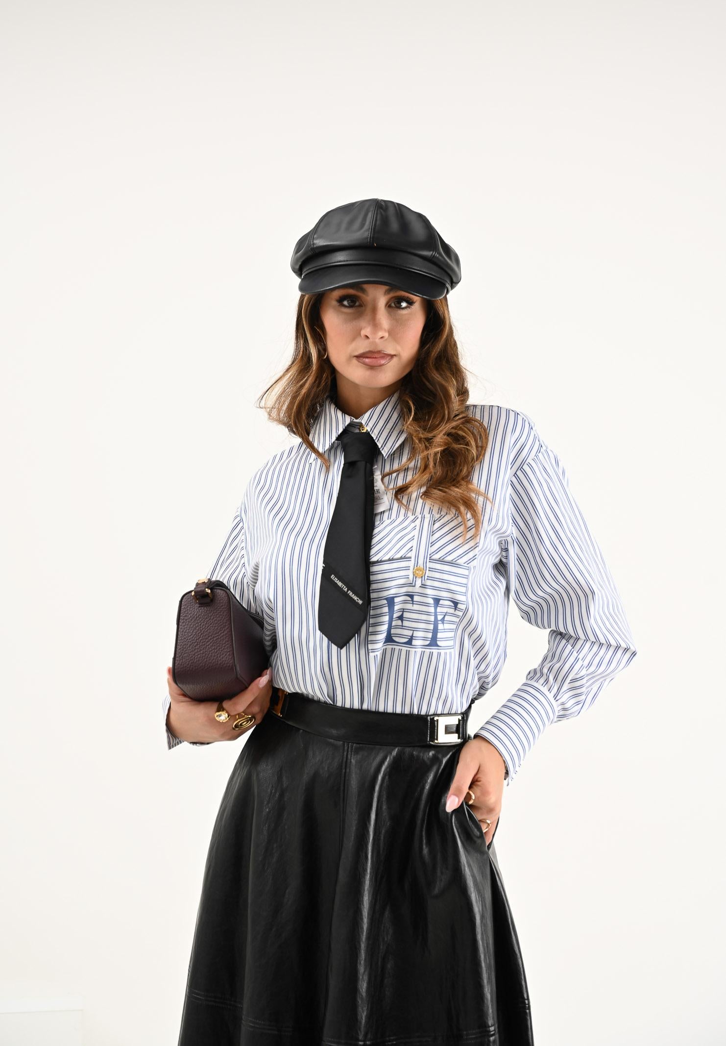 ELISABETTA FRANCHI Cravatta nera da donna CR12L57E2 110 ELISABETTA FRANCHI