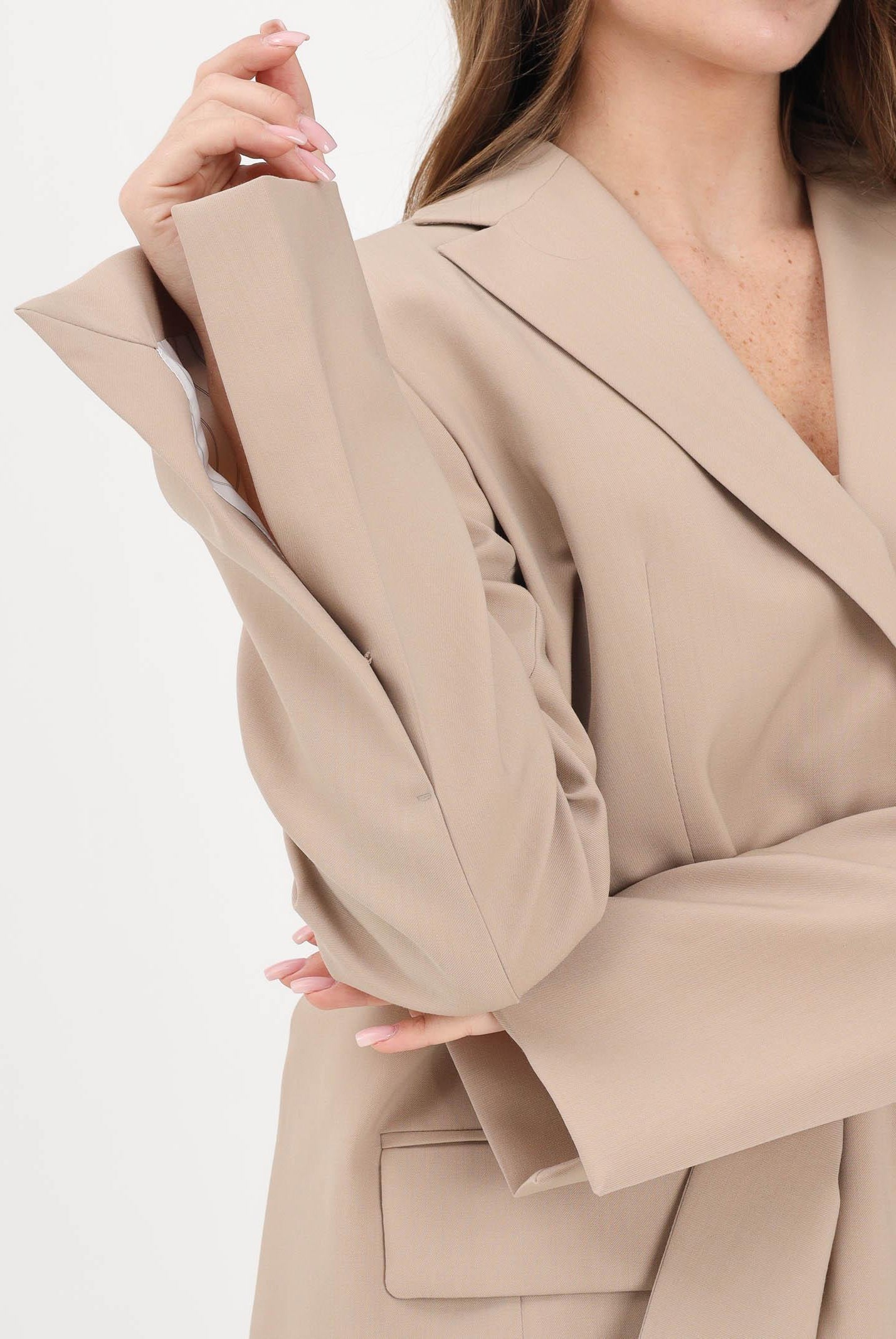 SPORTMAX Giacca SPXMELA beige da donna 2612041021600 001 SPORTMAX