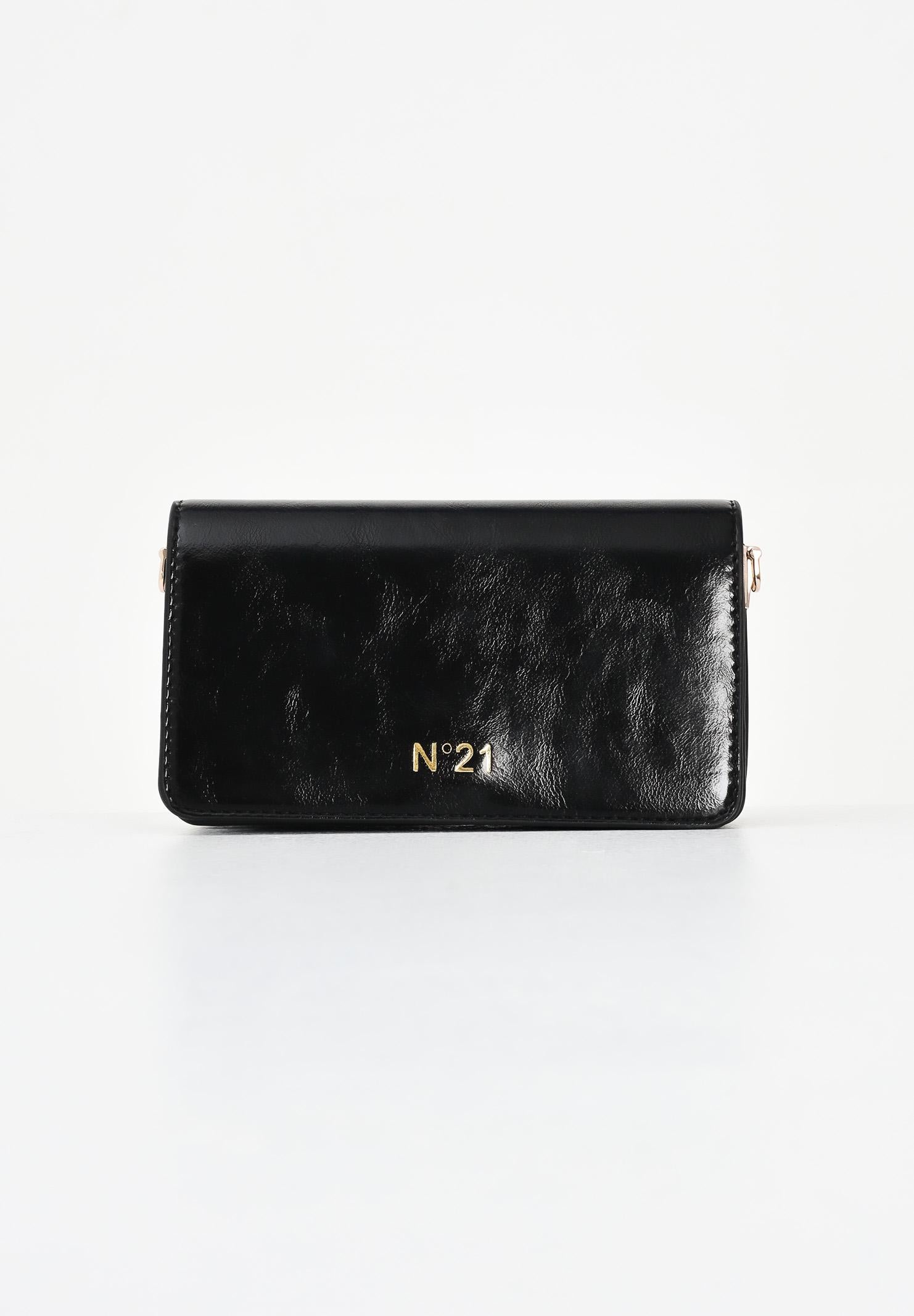 N21 Pochette con tracolla nera da donna rifinita da logo N21099N0246 0N900 N21