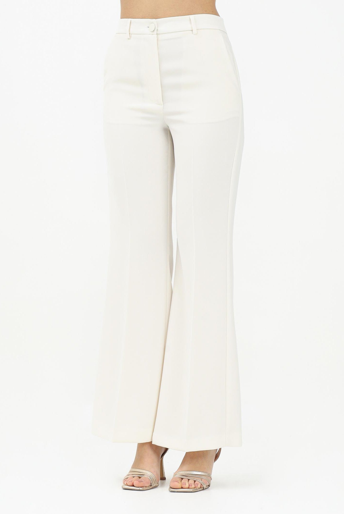 VICOLO Pantalone elegante panna da donna TD0234 DU03 VICOLO