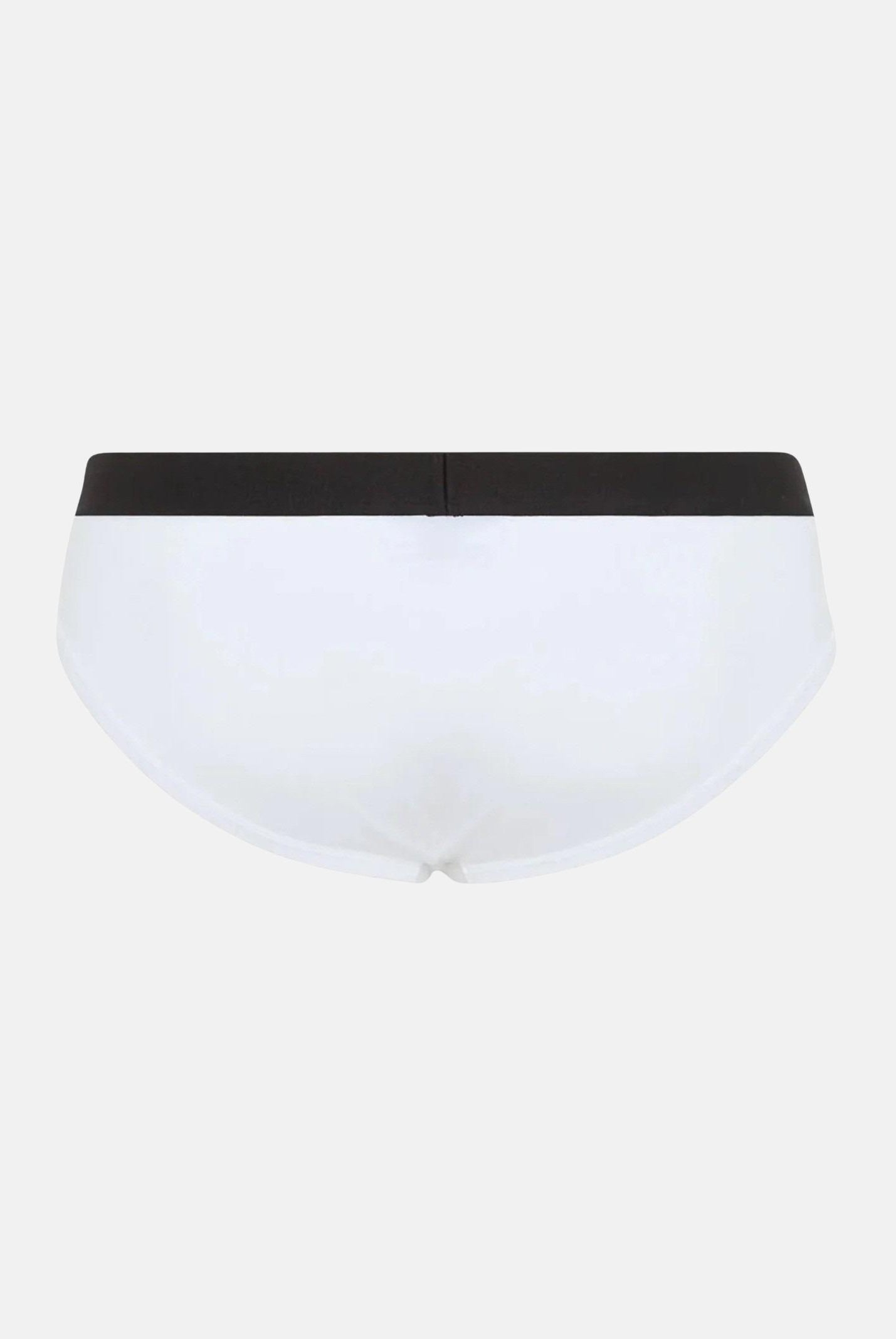 DSQUARED2 Slip (2pz) bianchi da uomo con fascia elastica a contrasto logata DCX200070 010 DSQUARED2