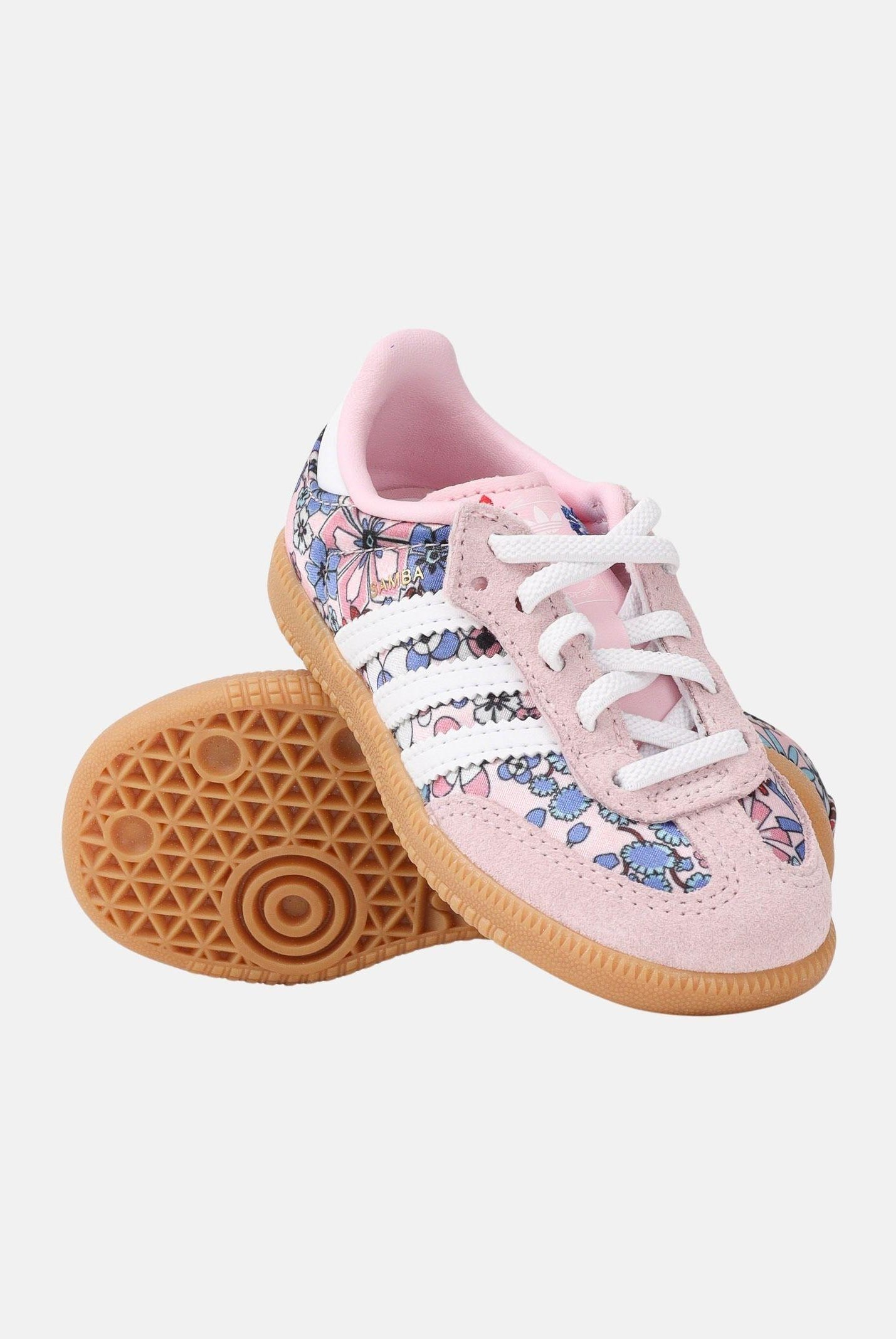 ADIDAS ORIGINALS Sneakers LIBERTY LONDON SAMBA OG COMFORT CLOSURE ELASTIC LACE rosa da neonato JQ2006 . ADIDAS ORIGINALS