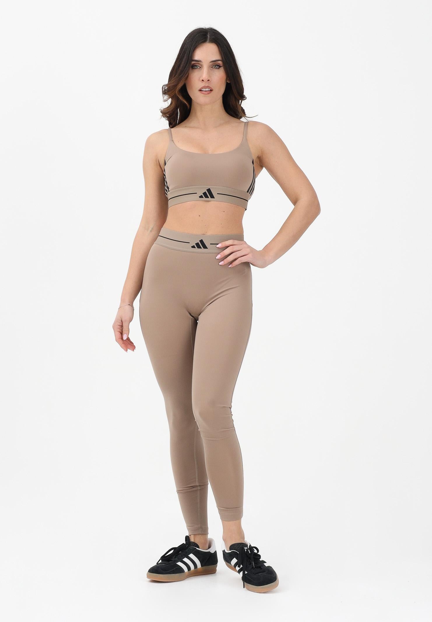 ADIDAS PERFORMANCE Leggings Hyperglam Tights beige da donna KS0406 . ADIDAS PERFORMANCE