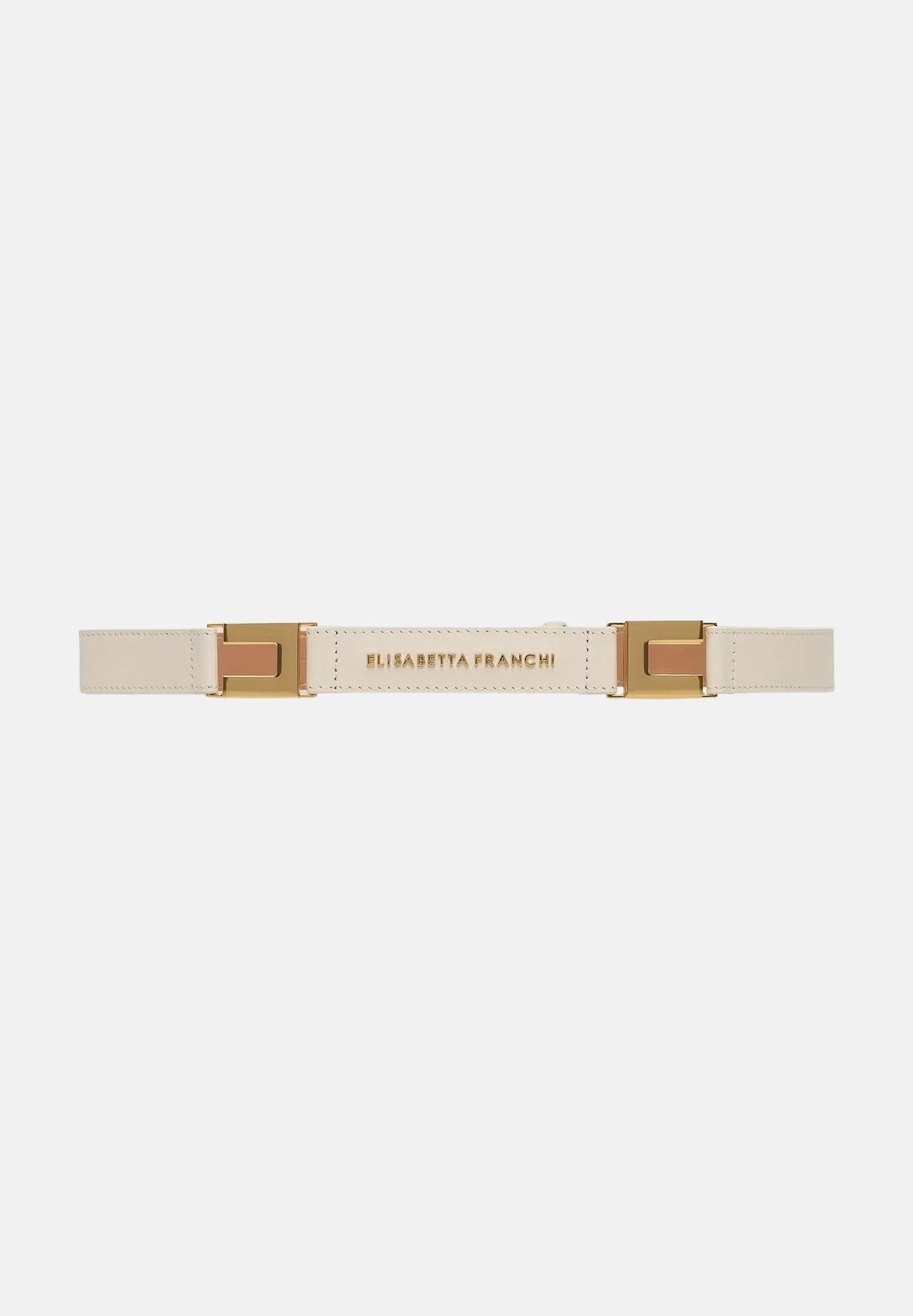 ELISABETTA FRANCHI Cintura burro da donna con logo CT09S61E2 193 ELISABETTA FRANCHI