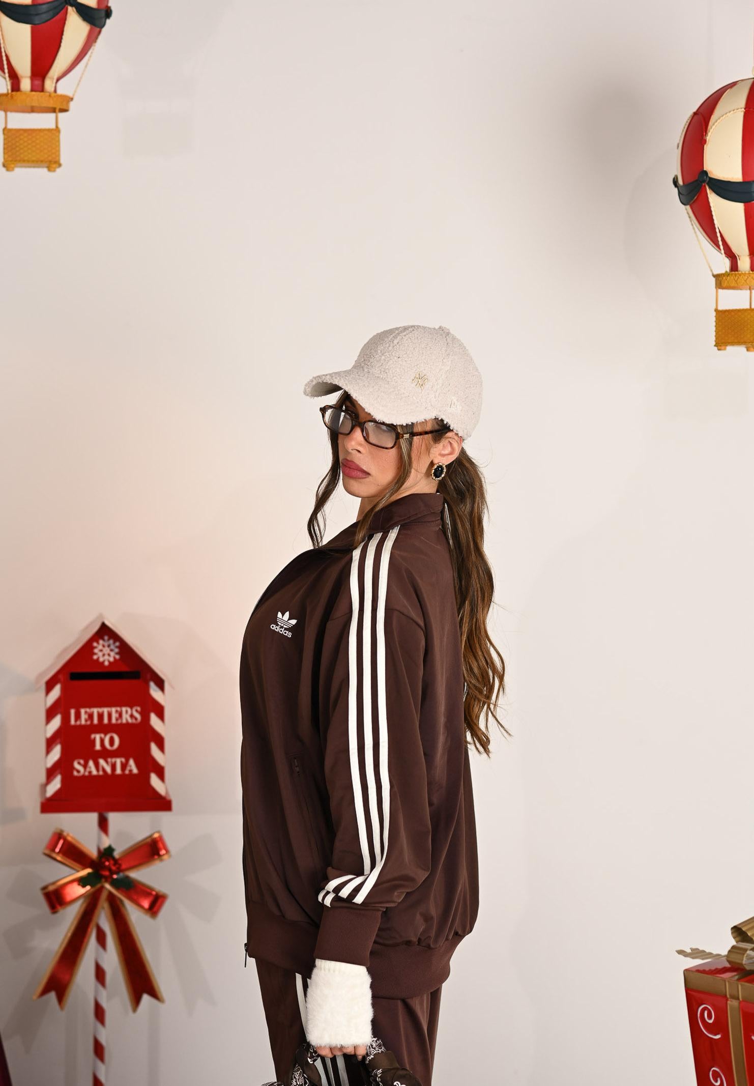 ADIDAS ORIGINALS Felpa con zip Adicolor Classics Firebird marrone da uomo KA0459 . ADIDAS ORIGINALS