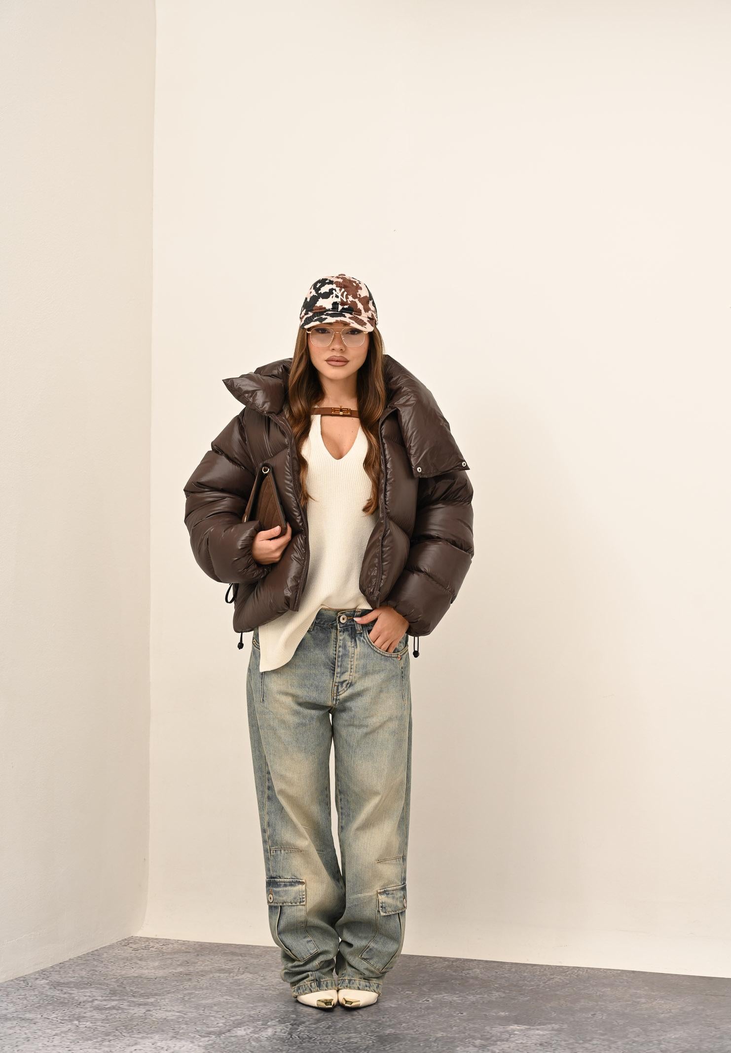 YES LONDON Jeans cargo in denim chiaro da uomo XJ3225 CA YES LONDON