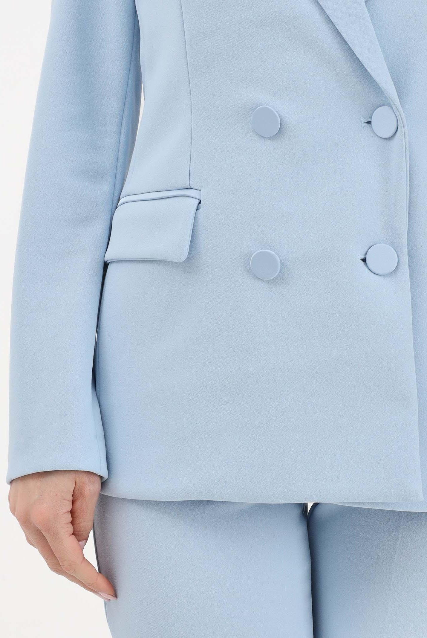 VICOLO Giacca doppiopetto azzurra da donna TAB0031 ABU80 VICOLO