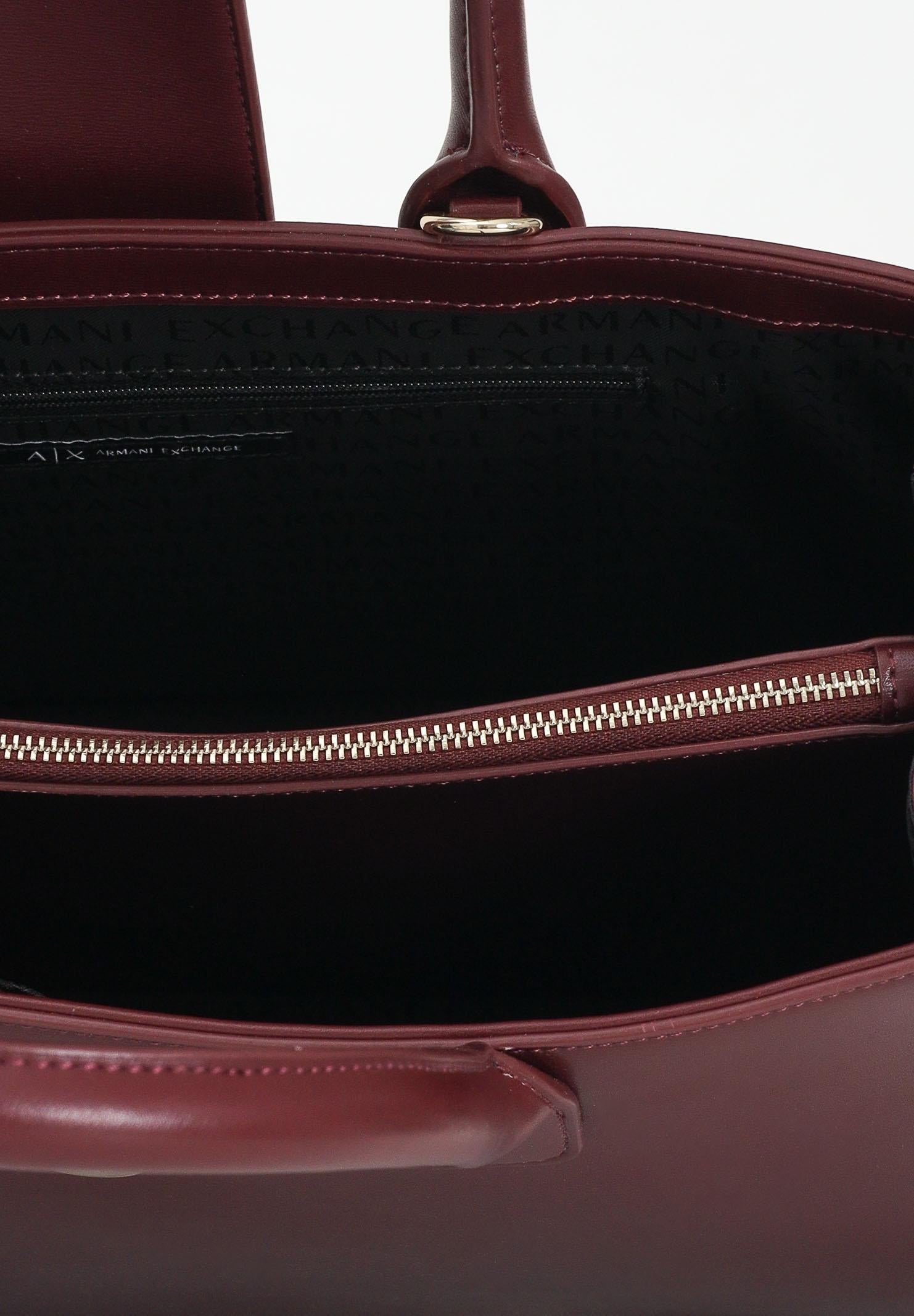 ARMANI EXCHANGE Shopper bordeaux da donna XW000305AF12039 UA343 ARMANI EXCHANGE