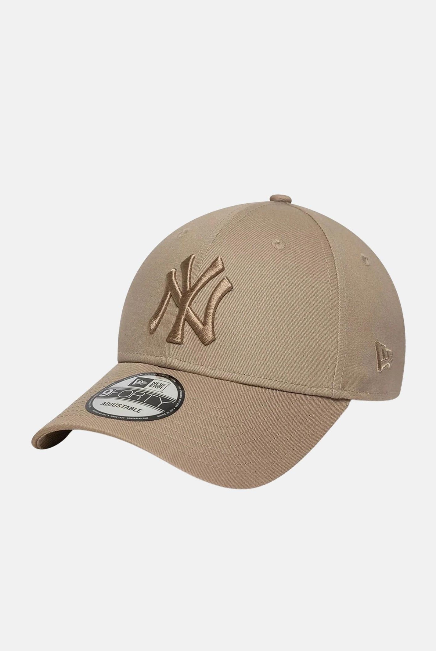 NEW ERA Cappello con visiera 9FORTY New York Yankees MLB League Essential beige per uomo e donna 60675512 . NEW ERA