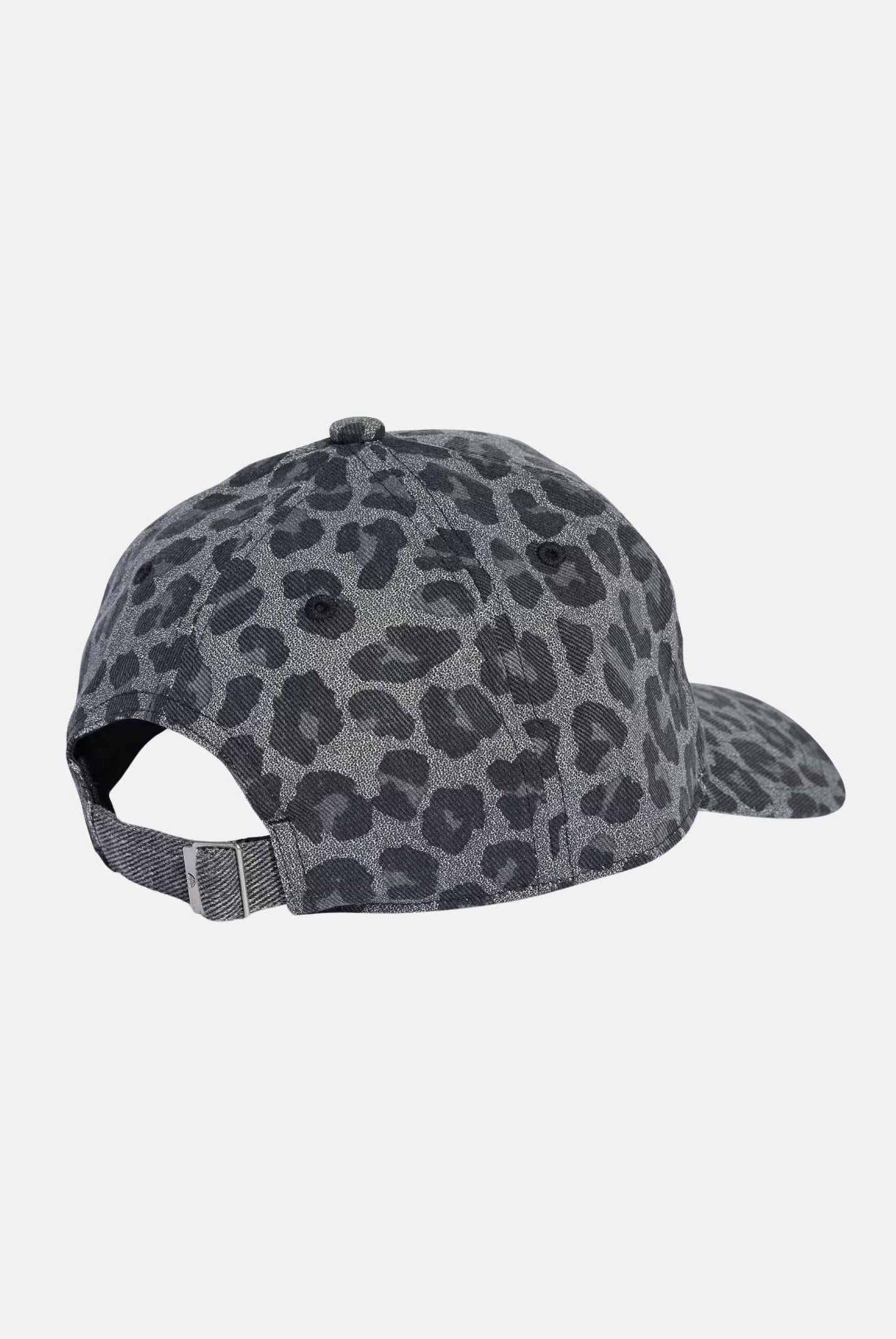 ADIDAS ORIGINALS Cappello con visiera Leopard Baseball in denim grigio per uomo e donna JW8035 . ADIDAS ORIGINALS