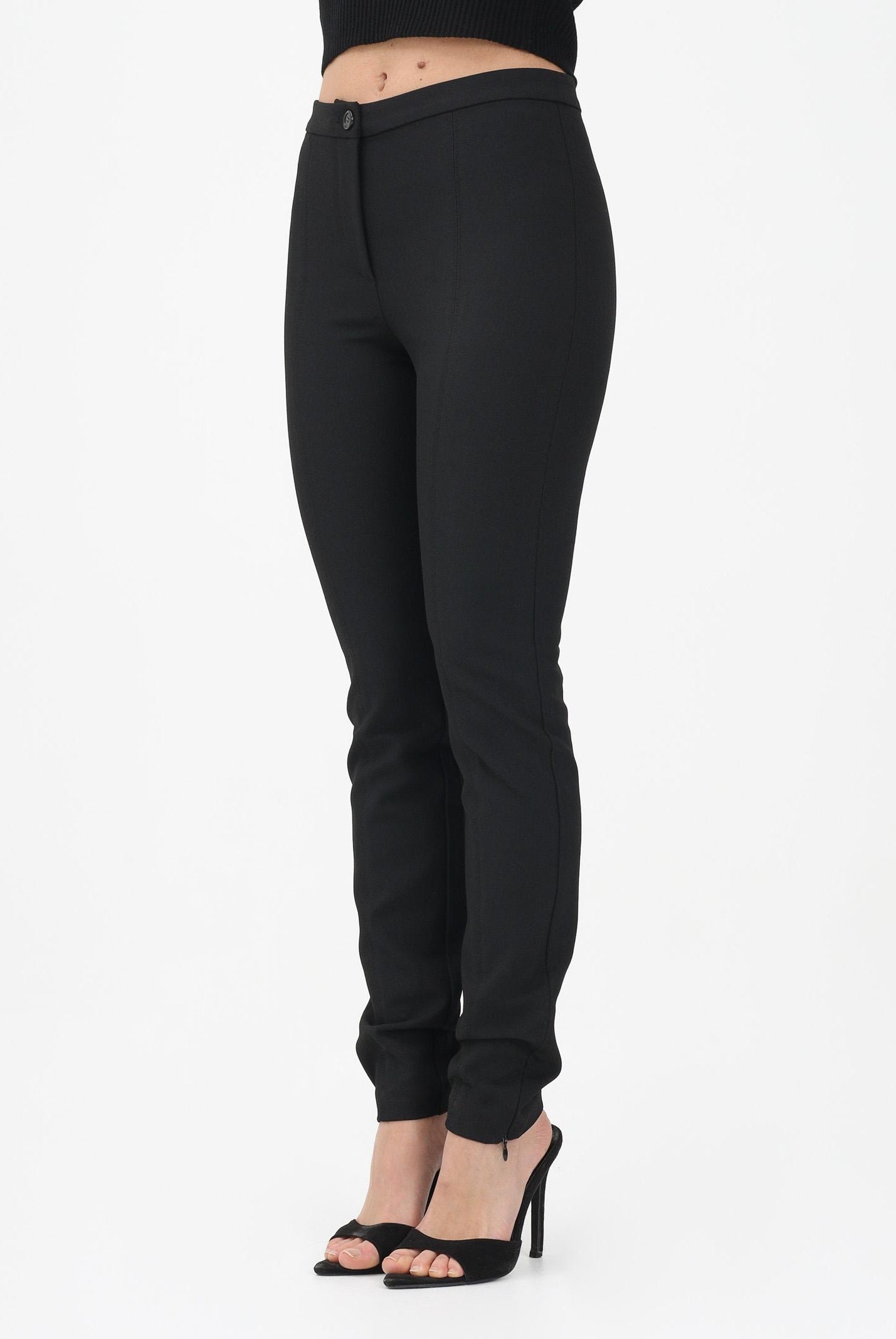 PINKO Pantalone elegante cammello da donna con fondo regolabile 105600A2QV Z99 PINKO