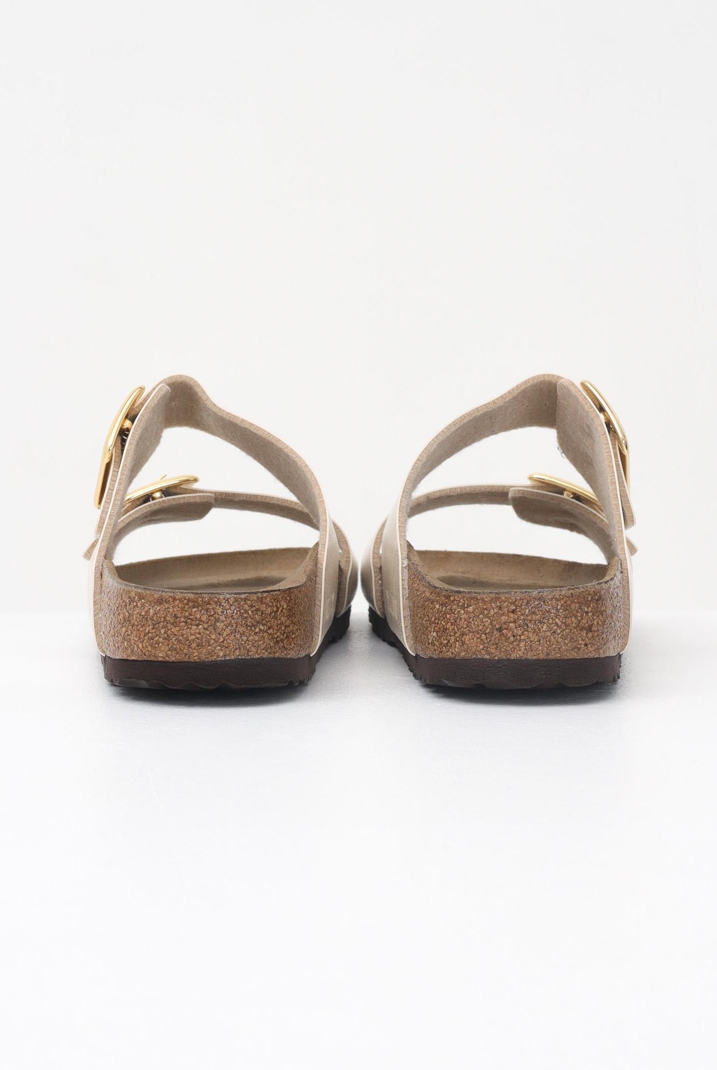 BIRKENSTOCK Ciabatte Sydney Cushion Buckle bianche da donna 1029492 . BIRKENSTOCK