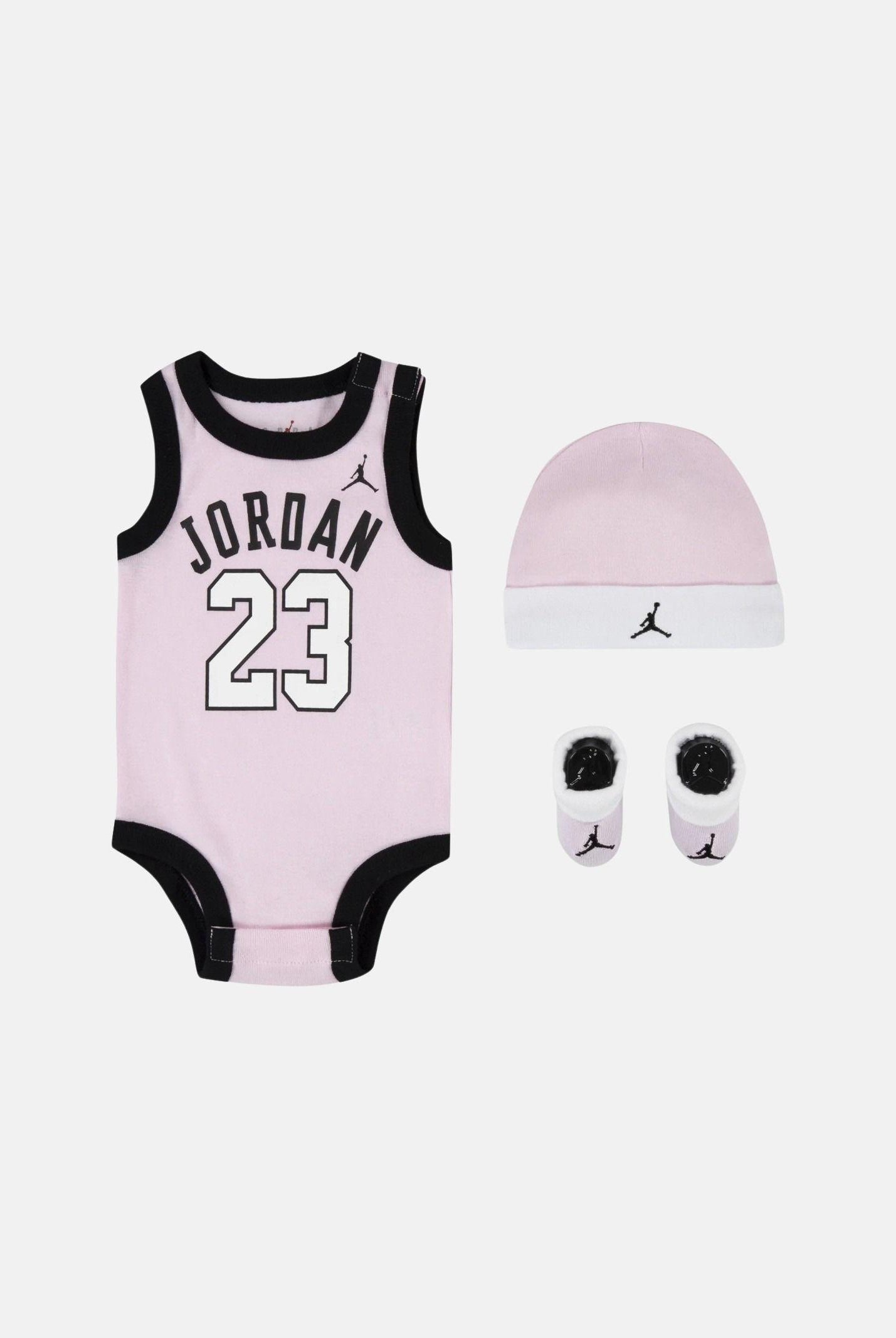 JORDAN Kit regalo 23 Jersey rosa da neonato MJ0208 A9Y JORDAN