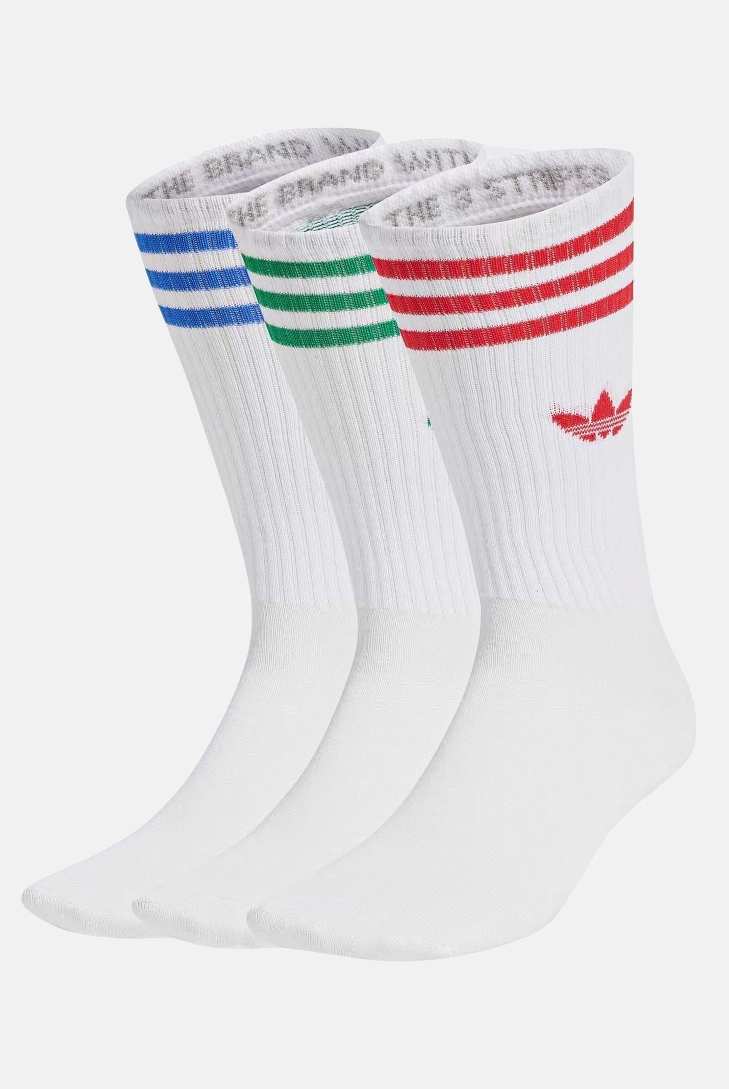 Calzini Solid Crew (3 paia) bianchi per uomo e donna JJ1984 ADIDAS ORIGINALS