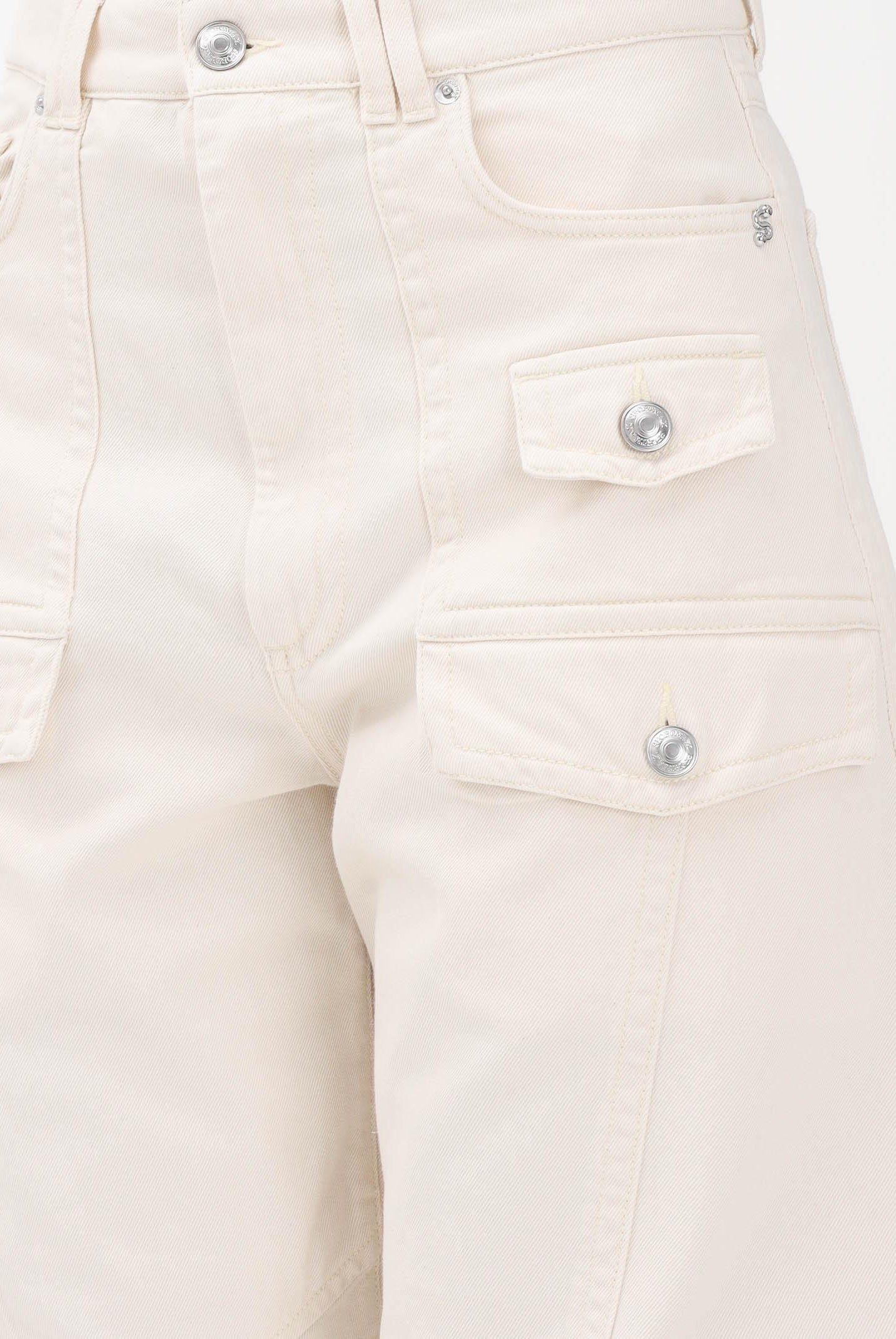 SPORTXMAX Jeans SPXFASHION panna da donna 2612131012600 001 SPORTMAX
