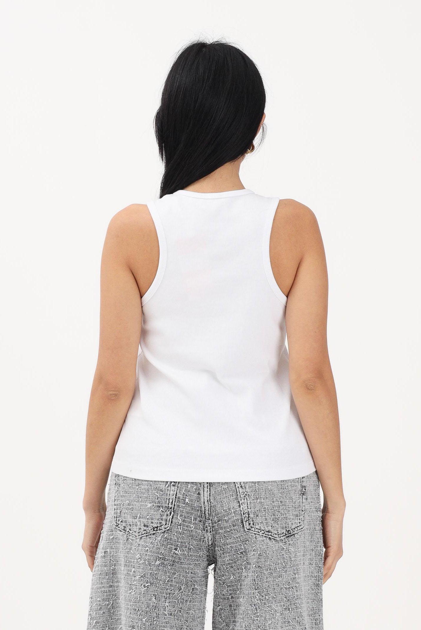 DIESEL Canotta bianca per donna, ragazze e bambine con logo J02594KYAZY K100 DIESEL