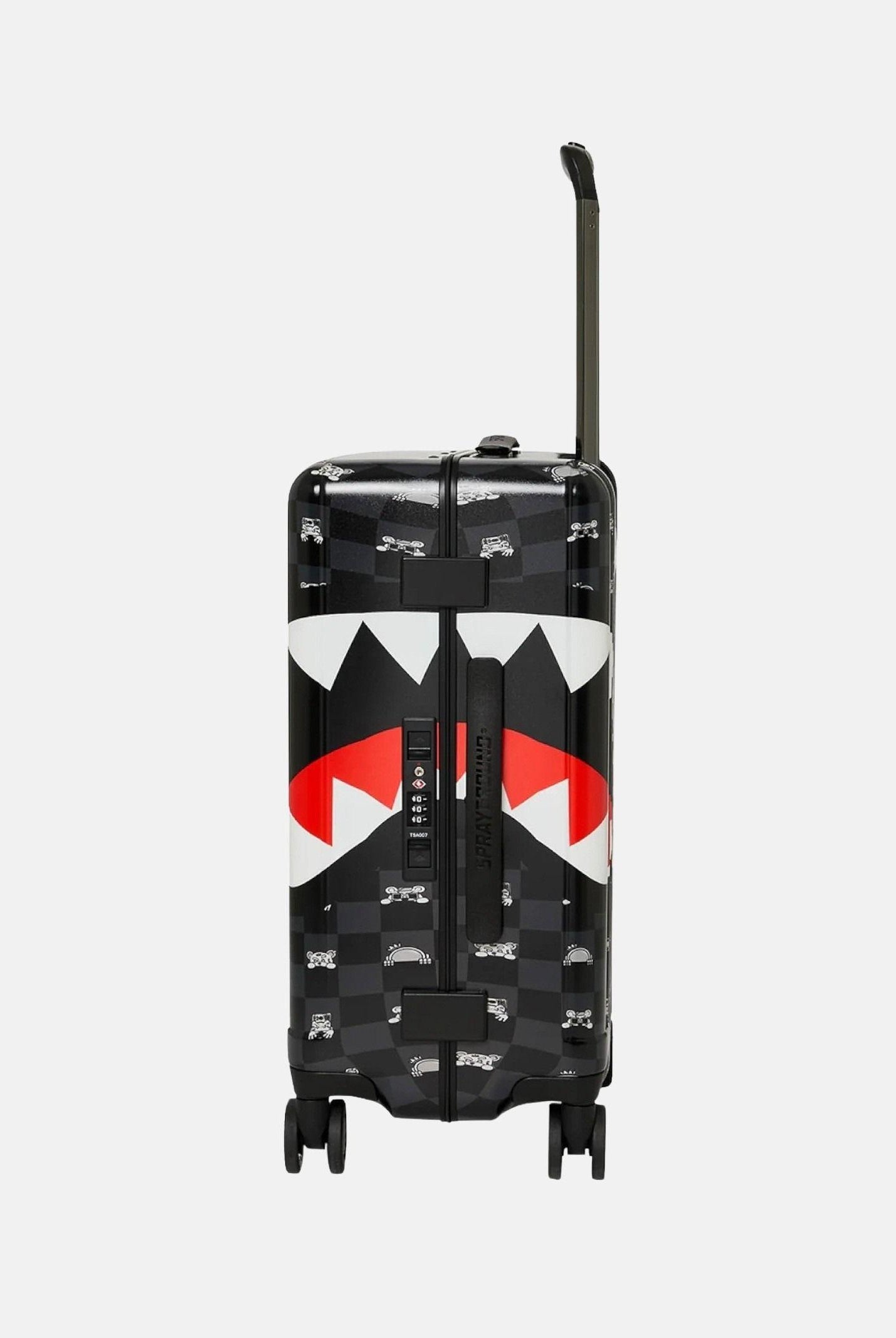 SPRAYGROUND Trolley Gray Peeking Character Sketch Cabin Luggage nero per uomo e donna 910CL307NSZ . SPRAYGROUND