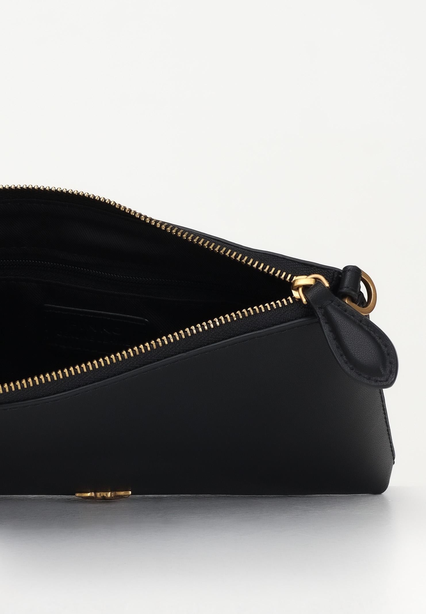 PINKO Pochette Flat Horizontal Mini nera da donna 104277A0F1 Z99Q PINKO