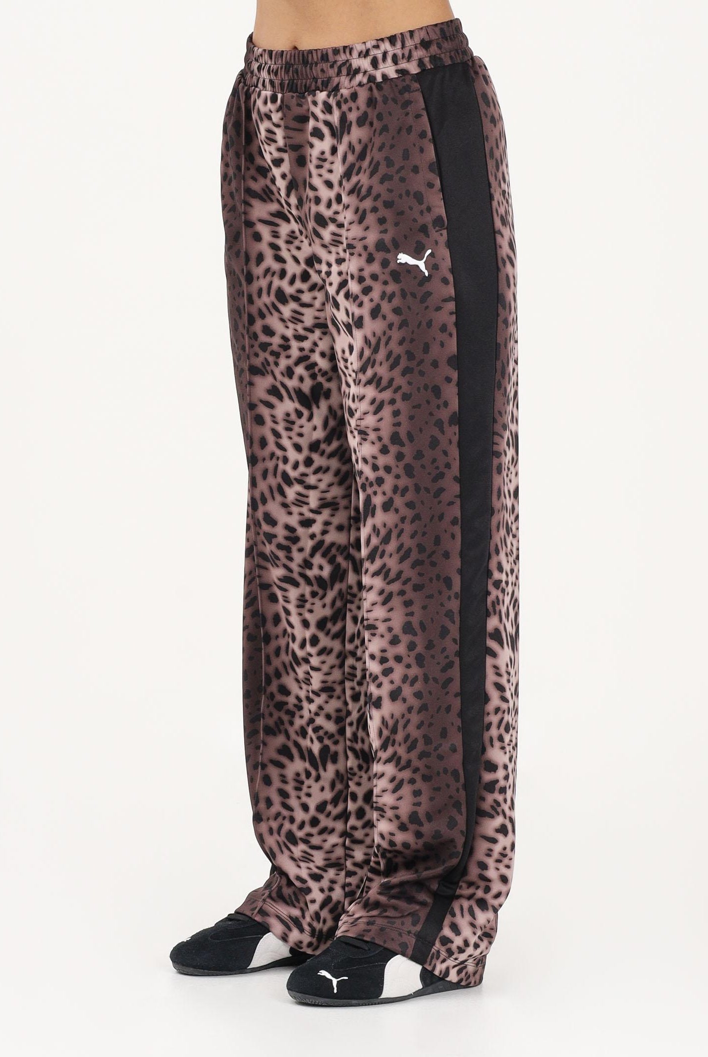 PUMA Pantalone sportivo T7 Leo Luxe marrone da donna 634564 01 PUMA