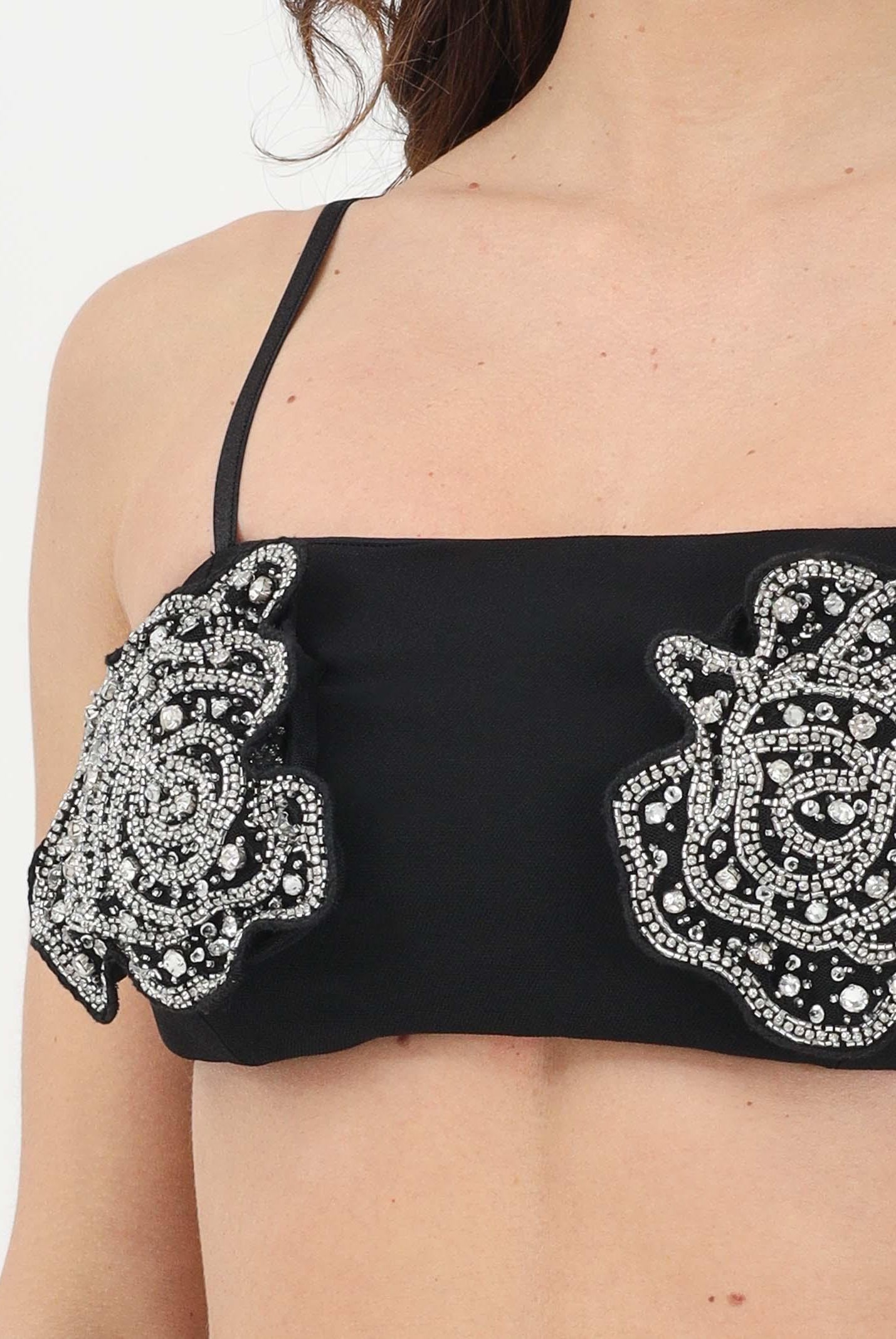 PINKO Bralette BARBABIETOLE nera da donna 106622A31P Z99 PINKO