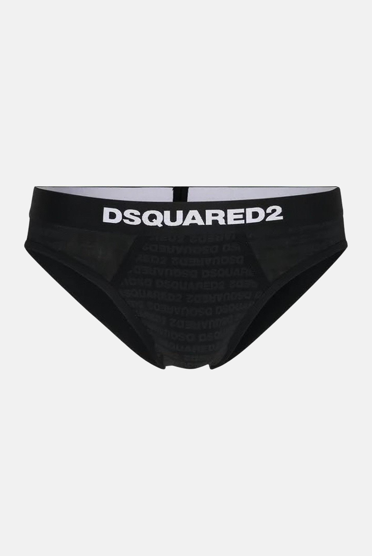 DSQUARED2 Slip nero da uomo con micro-logo D9H136050S 001 DSQUARED2