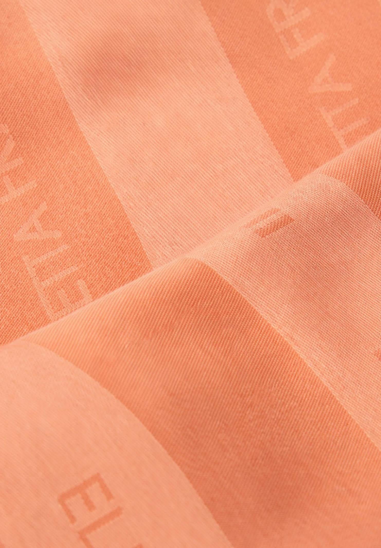 ELISABETTA FRANCHI Pashmina pesca da donna con logo SC14F61E2 408 ELISABETTA FRANCHI