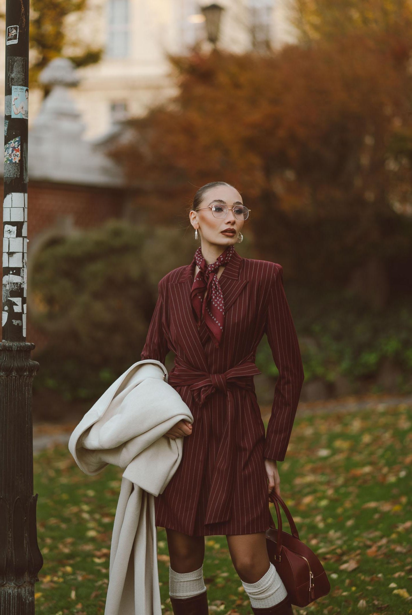 SANTAS Abito corto HÉROÏNE bordeaux da donna PV2604 BO SANTAS