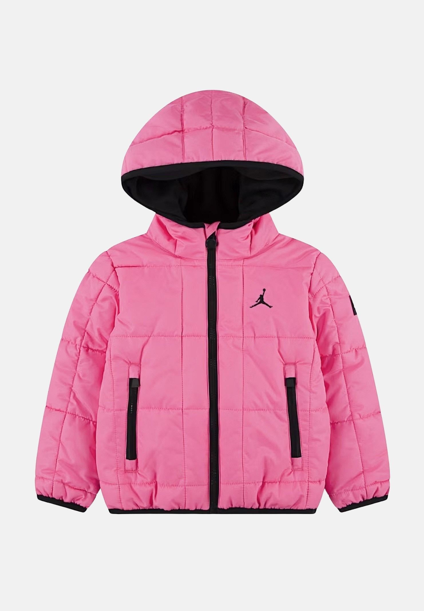 JORDAN Piumino Essential Midweight fucsia da bambina 45F009 AFD JORDAN