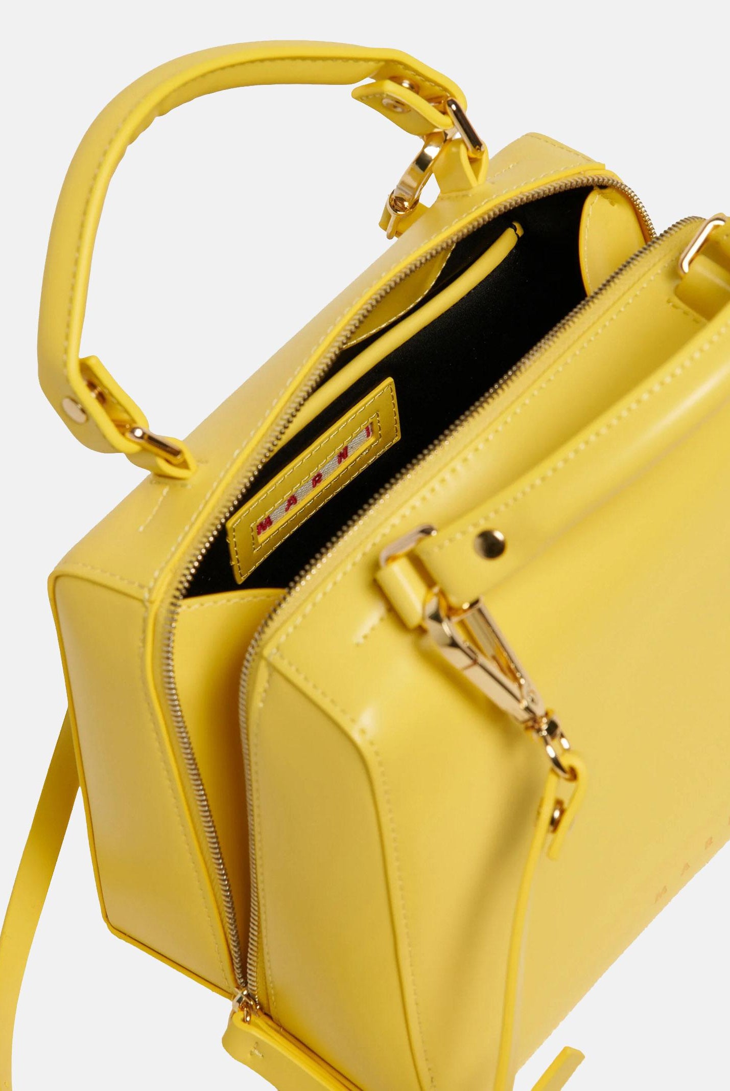 MARNI Borsa a mano gialla da donna con logo M01608M00TK 0M223 MARNI
