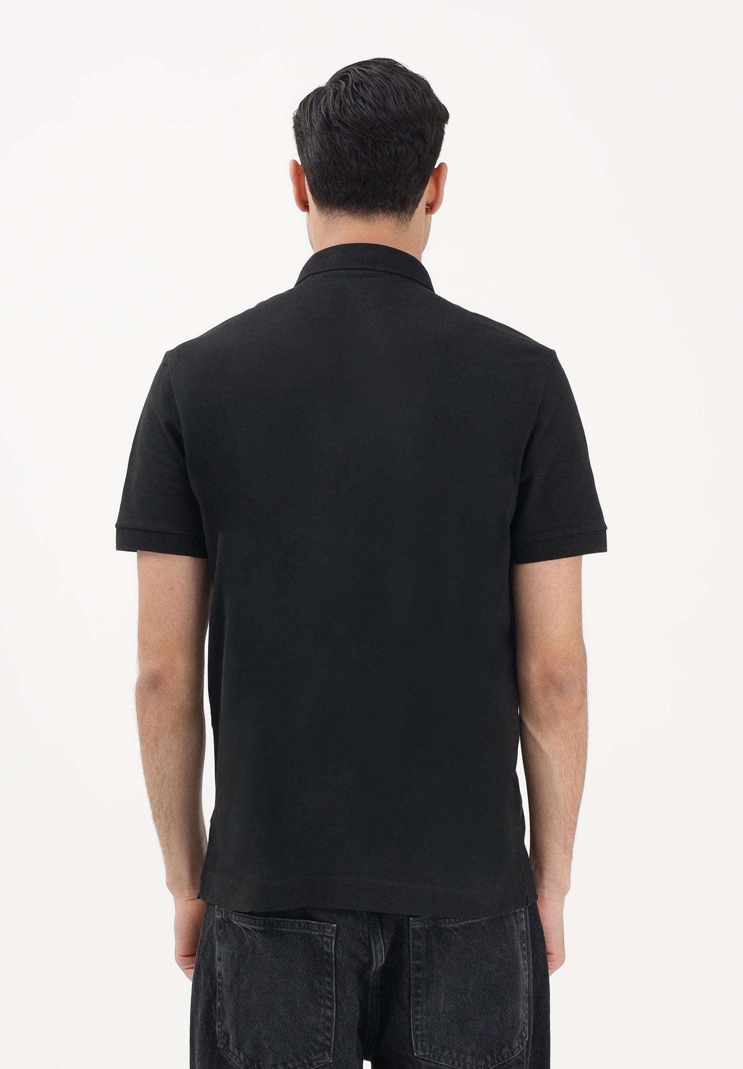 LACOSTE Polo a manica corta nera da uomo con logo PH5522 031 LACOSTE
