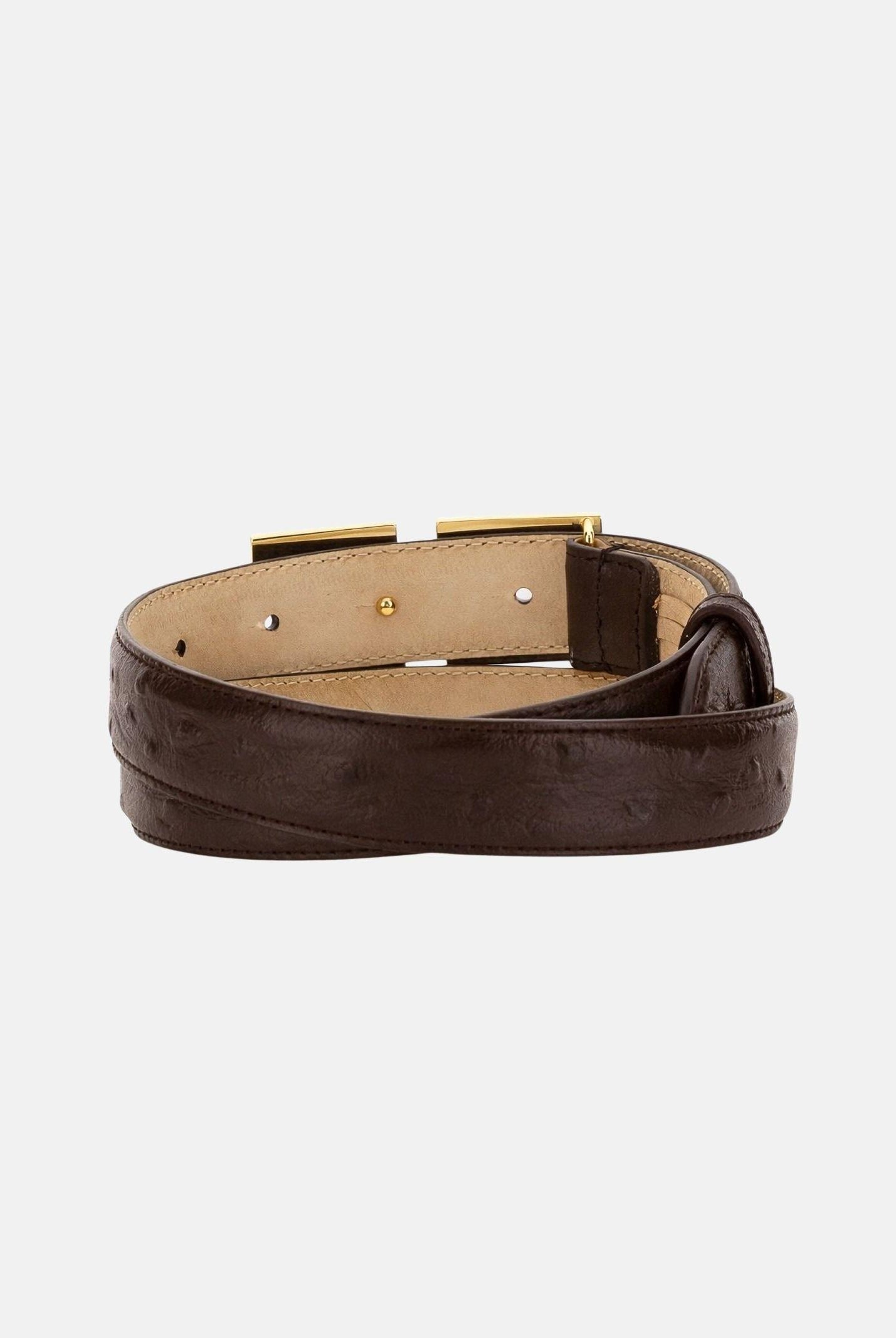 ELISABETTA FRANCHI Cintura marrone da donna con fibbia doppia c CT25S62E2 EV9 ELISABETTA FRANCHI