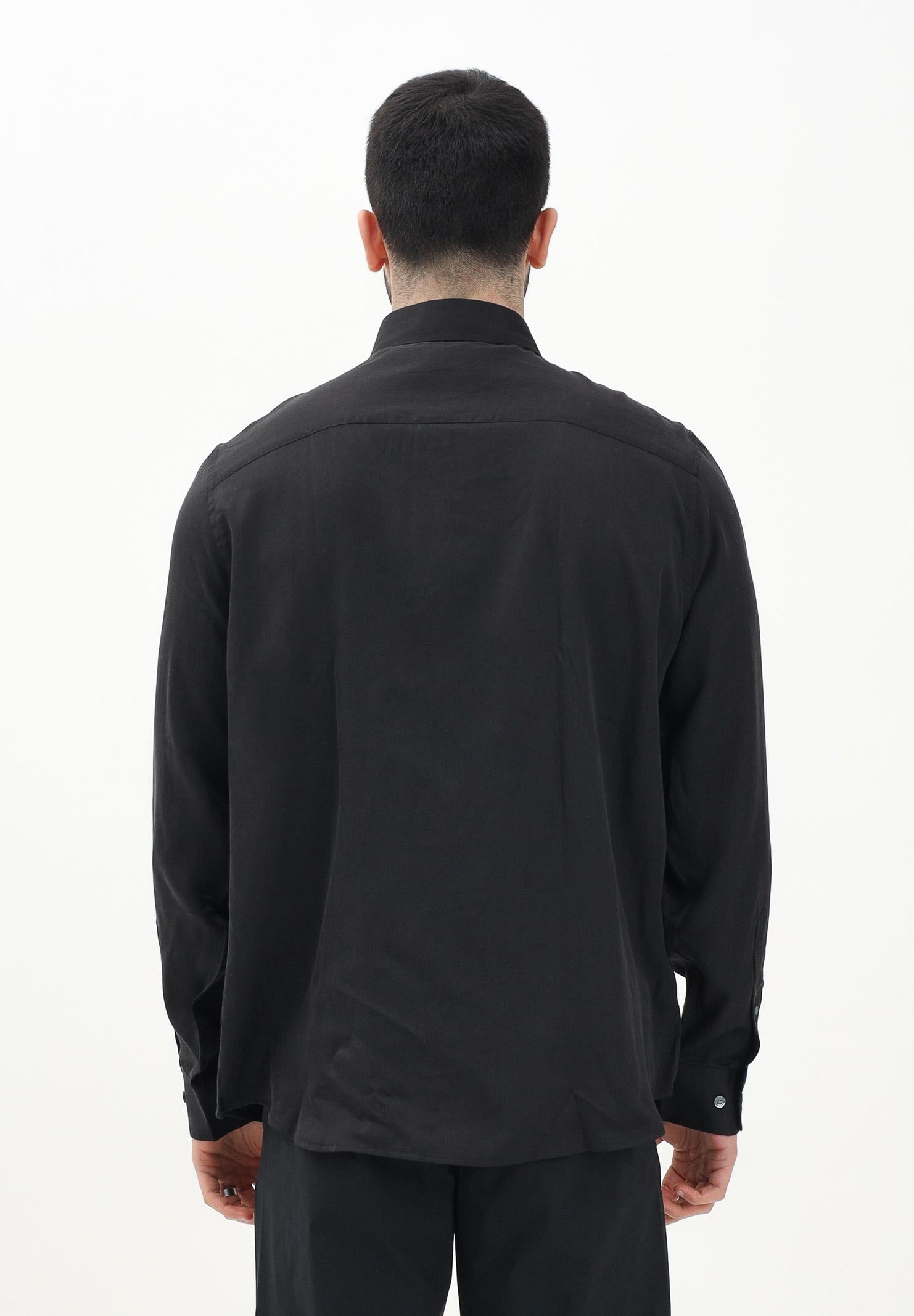 SELECTED HOMME Camicia a manica lunga nera da uomo 16095736 Black SELECTED HOMME