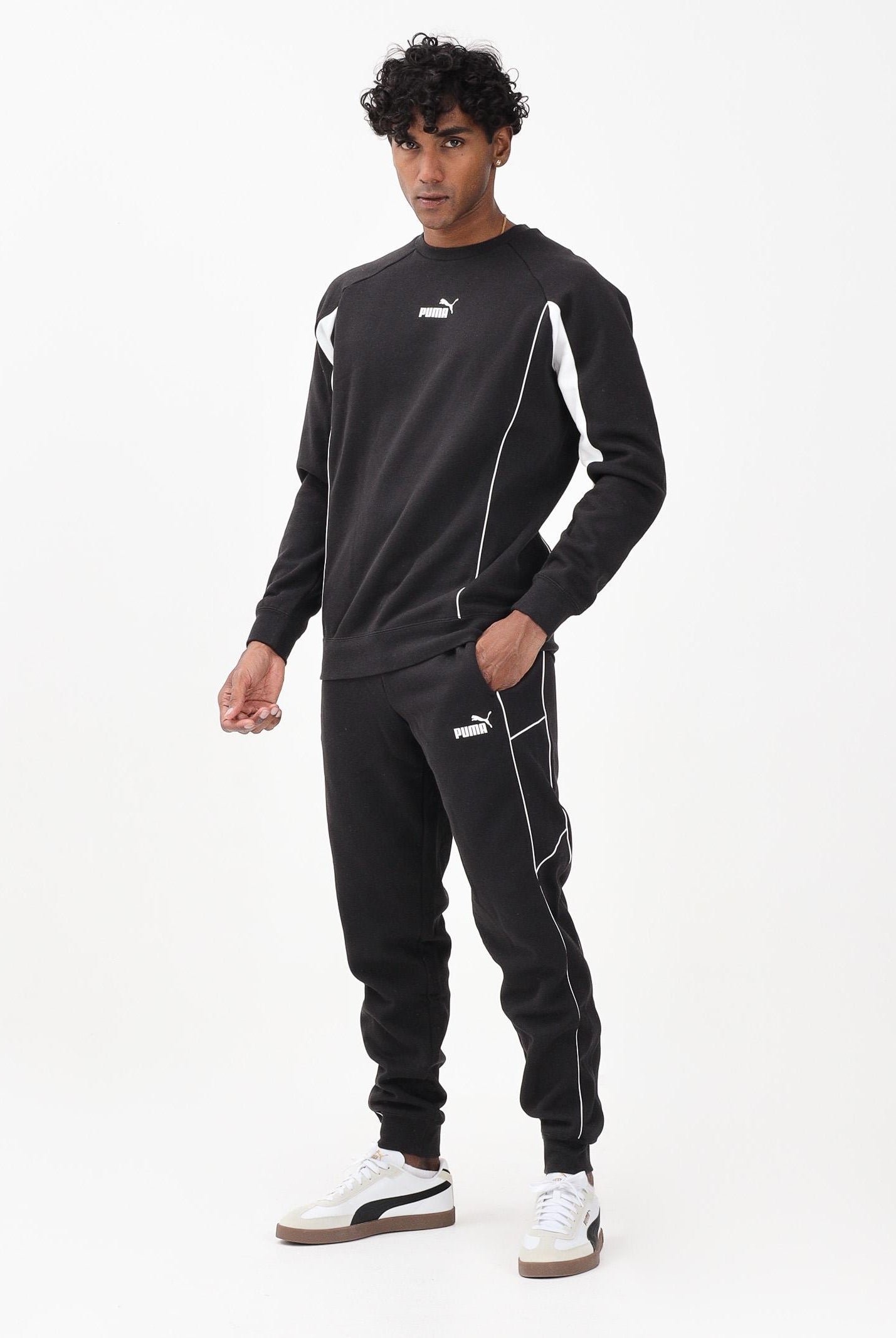 PUMA Pantalone sportivo nero da uomo 688396 01 PUMA