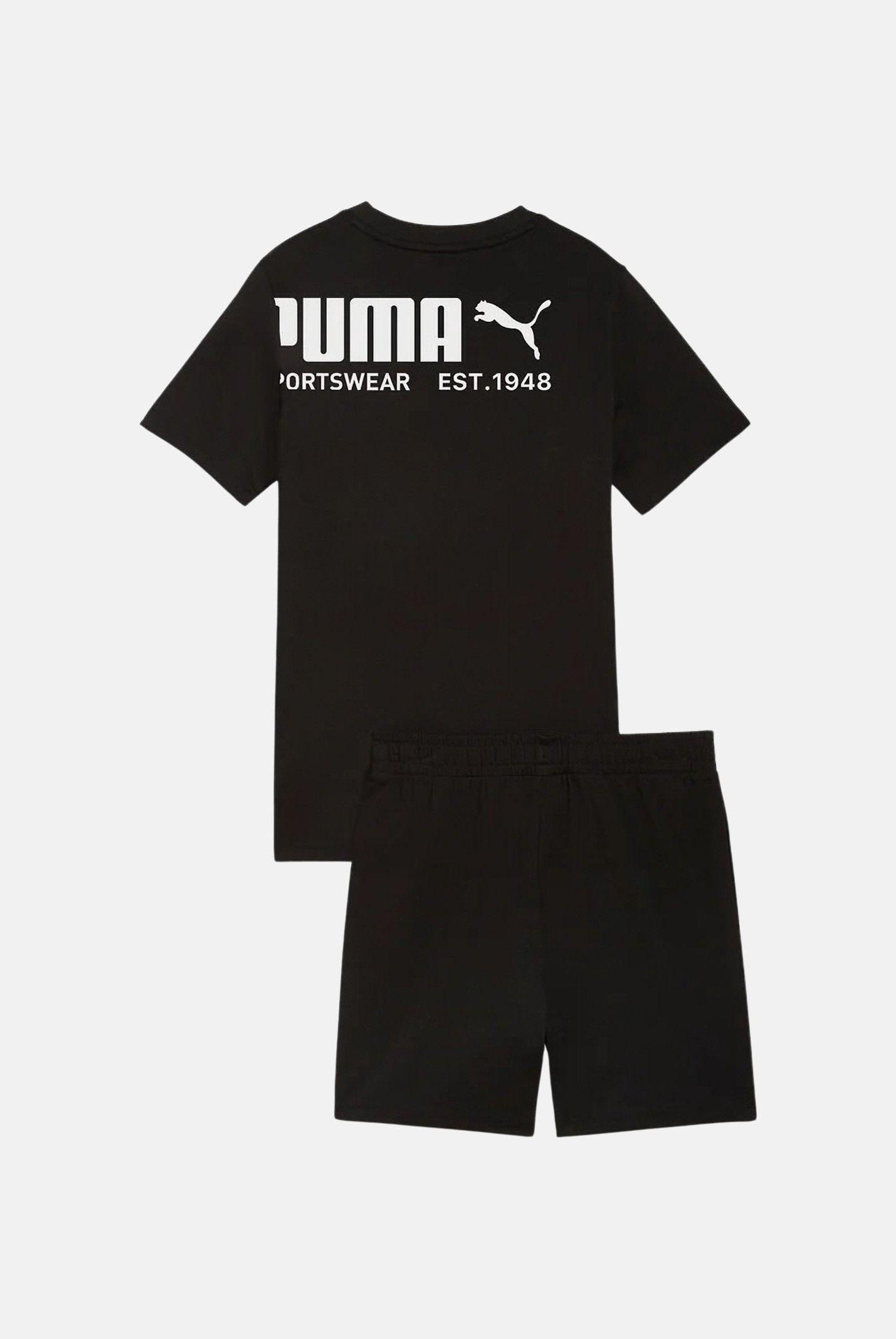 PUMA Completino PUMA Sport Graphic Relaxed nero per bambino e bambina 693335 01 PUMA