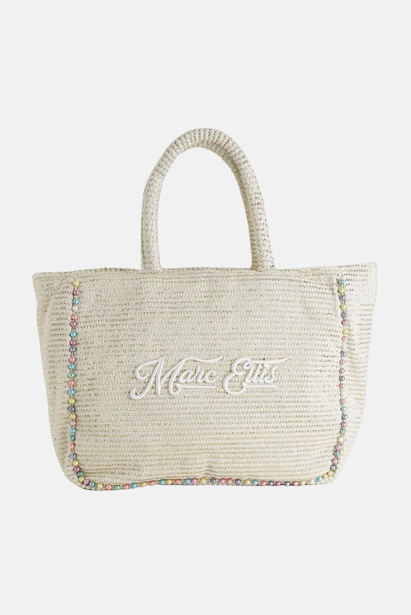 MARC ELLIS Borsa mare Buby L Indy26 panna da donna con finitura leggermente brillante BUBY-L-INDY26 02 MARC ELLIS