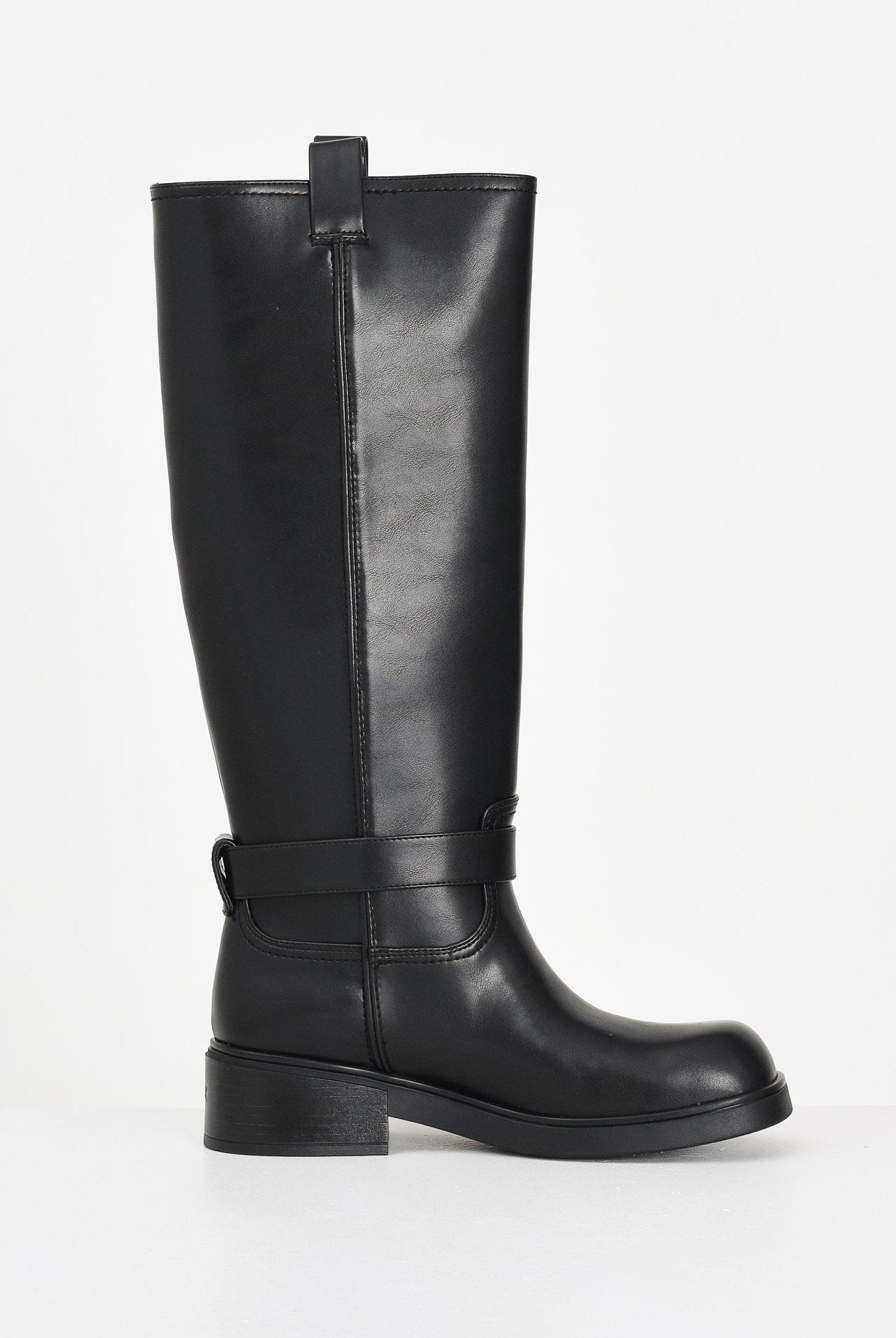 ARMANI EXCHANGE Stivali alti neri da donna con fibbia XW001655AF17476 UC001 ARMANI EXCHANGE