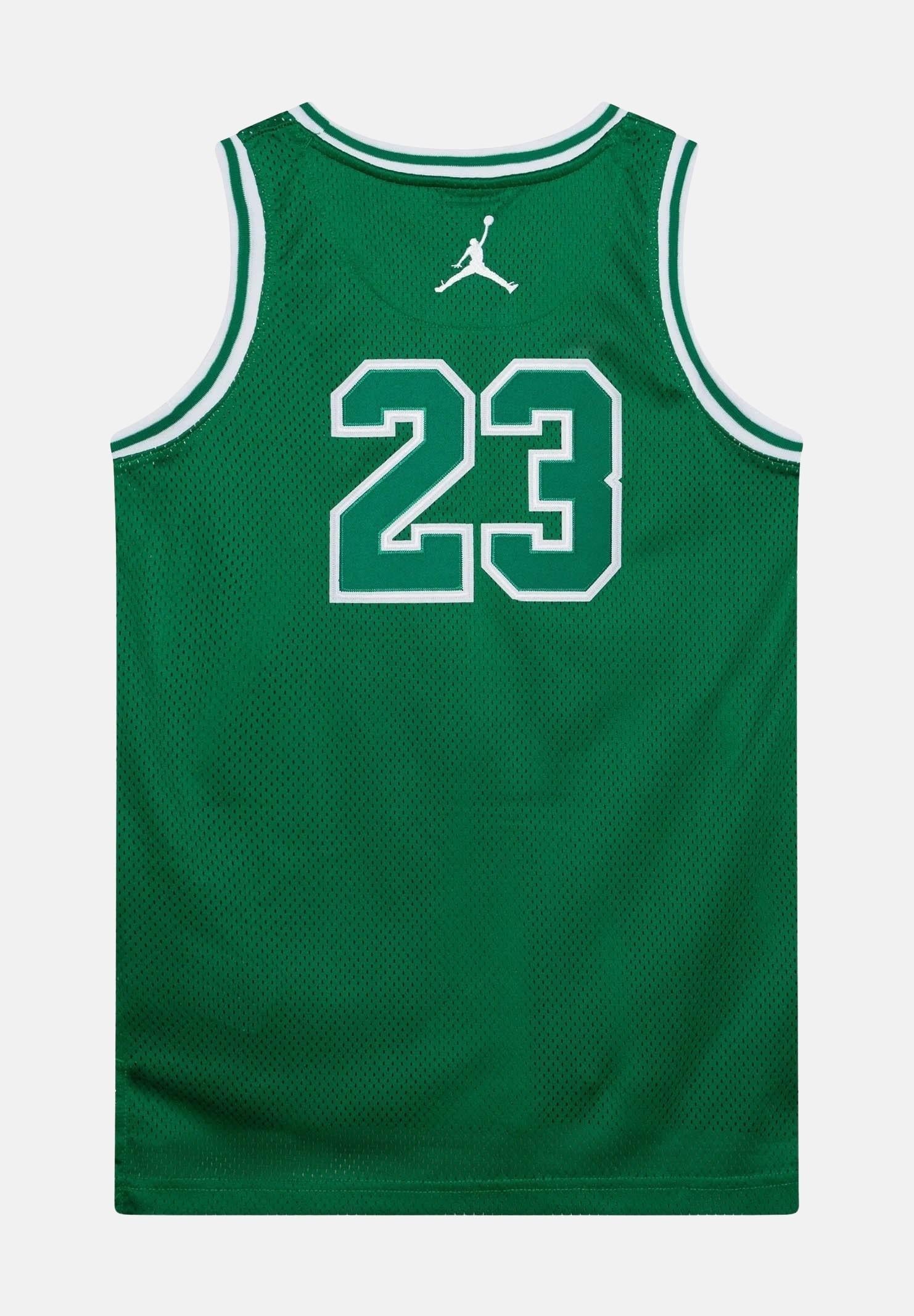 JORDAN Canotta JORDAN 23 verde per bambino e bambina 95A773 E1P JORDAN