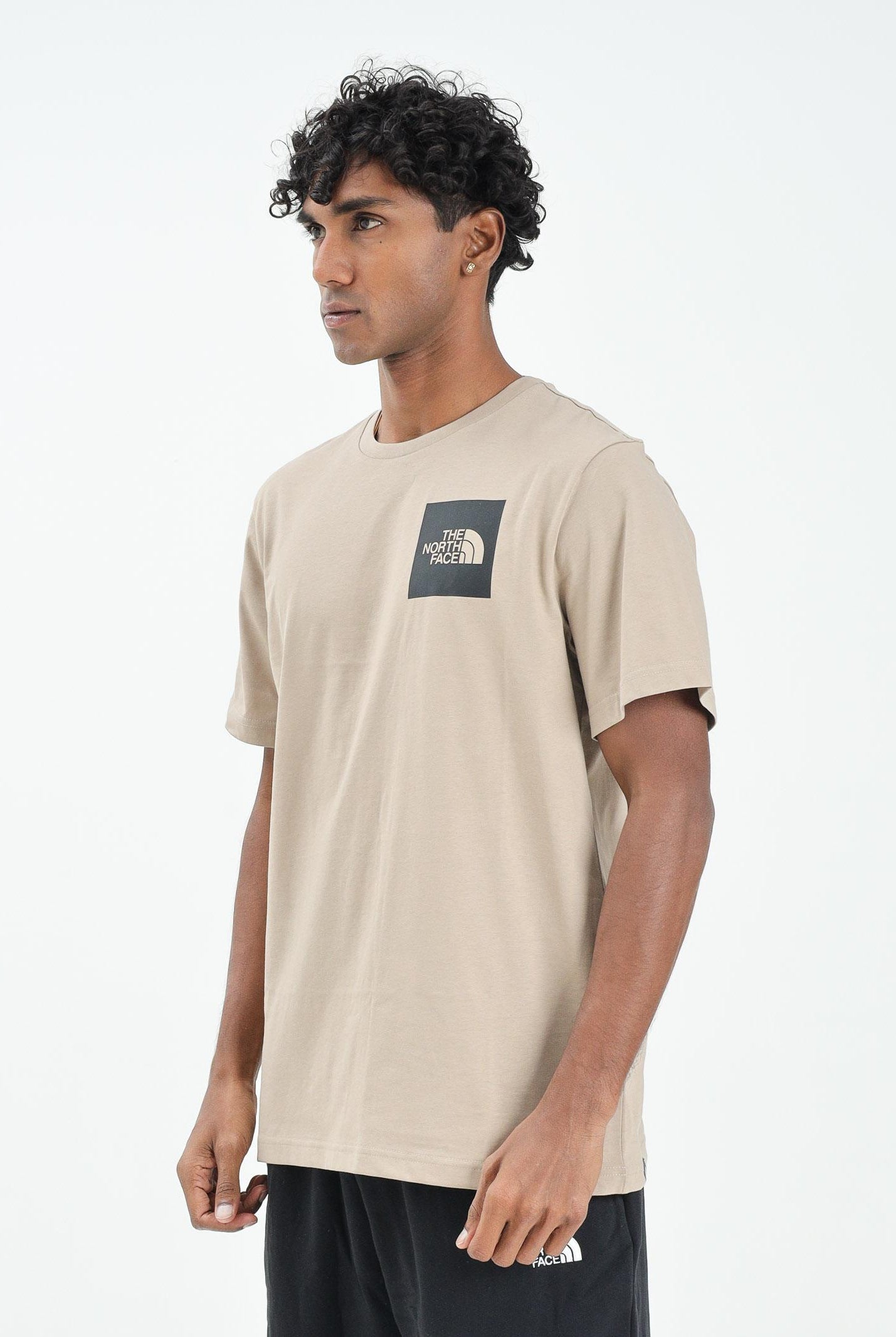 THE NORTH FACE T-shirt a manica corta Fine beige da uomo NF0A8A6MBOX1 . THE NORTH FACE