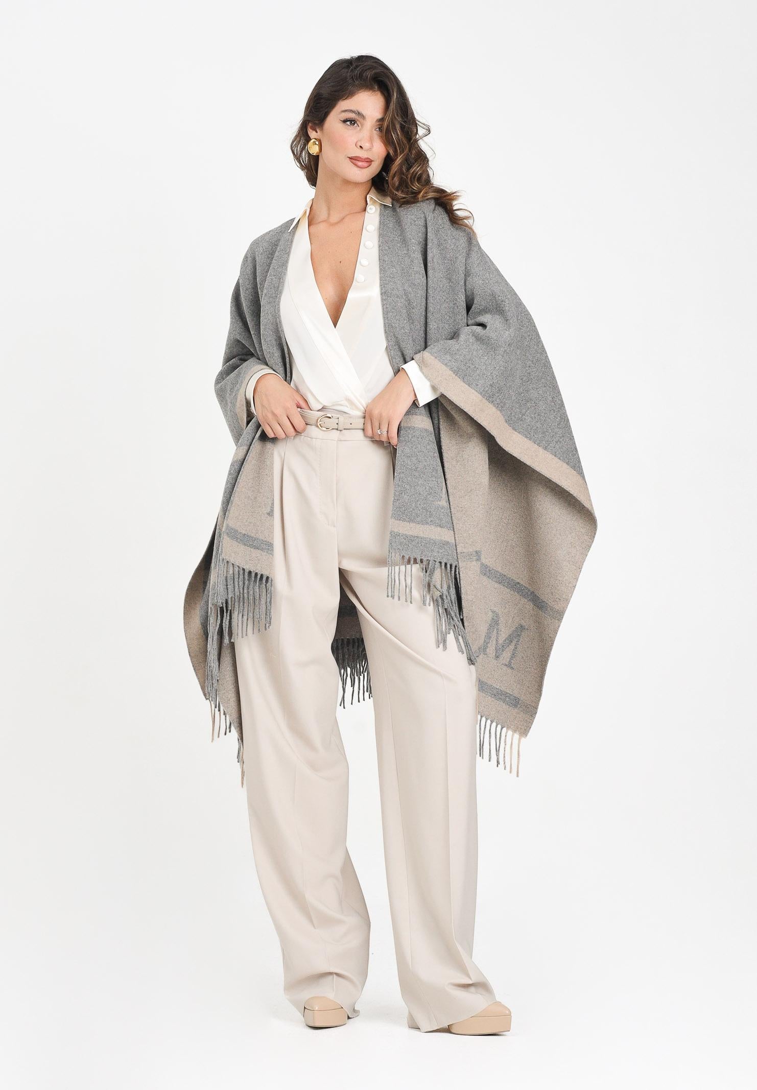 MAX MARA Mantella Hildestd grigia da donna 2526546021600 003 MAX MARA