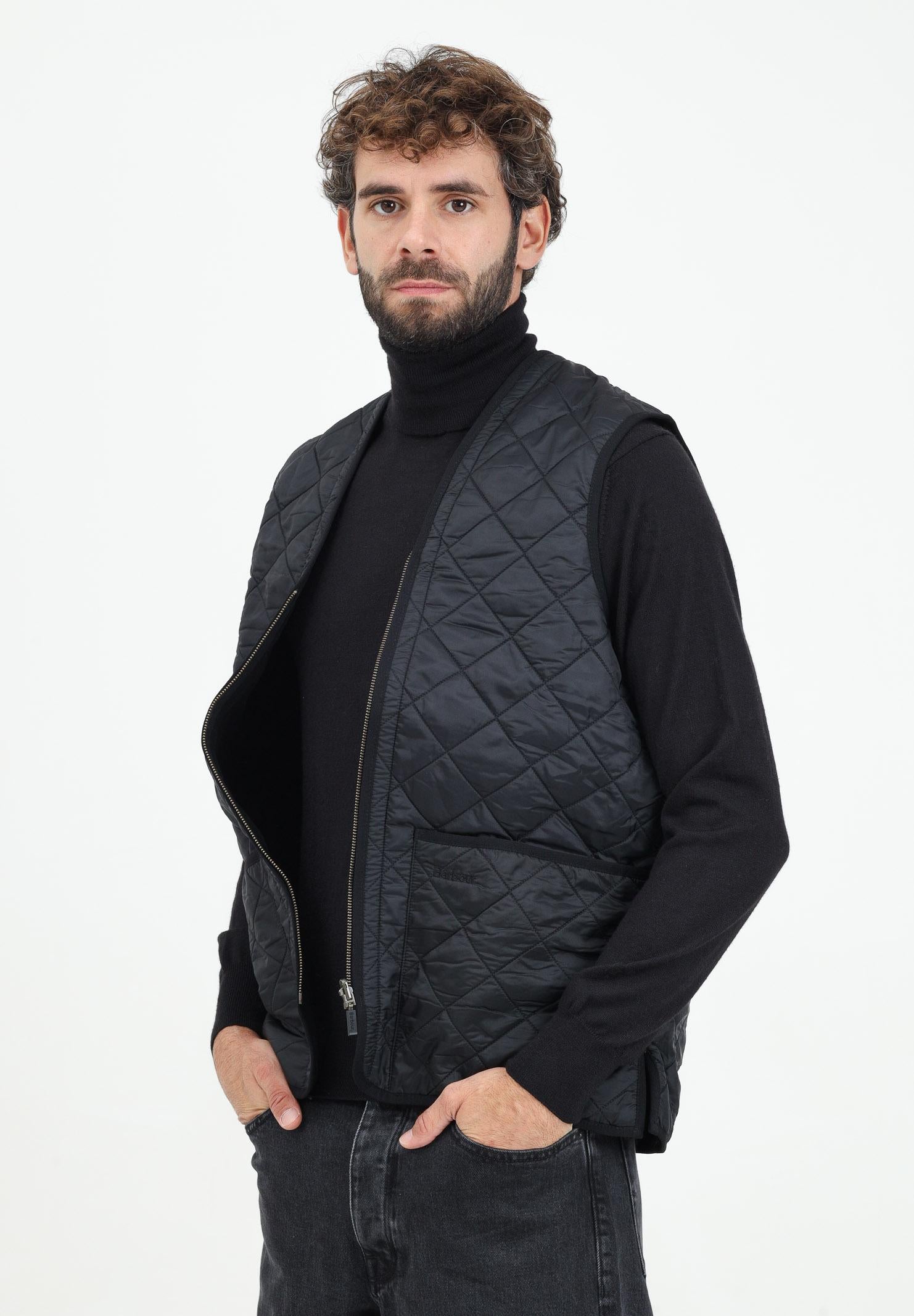 BARBOUR Giubbotto smanicato / fodera nero da uomo 242-MLI0002MLI BK91 BARBOUR