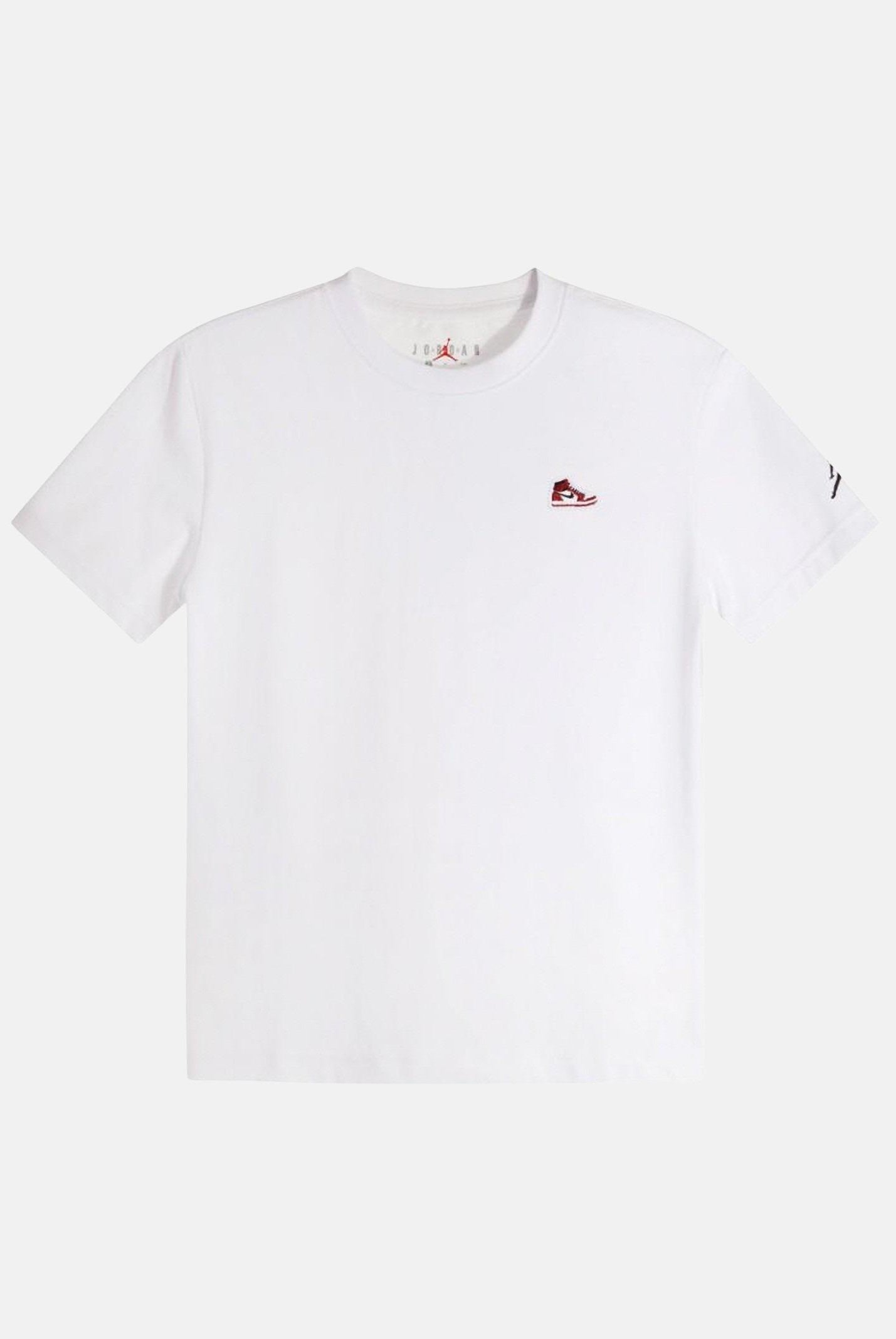 JORDAN T-shirt a manica corta Air Jordan 1 bianca da bambino 95C899 001 JORDAN