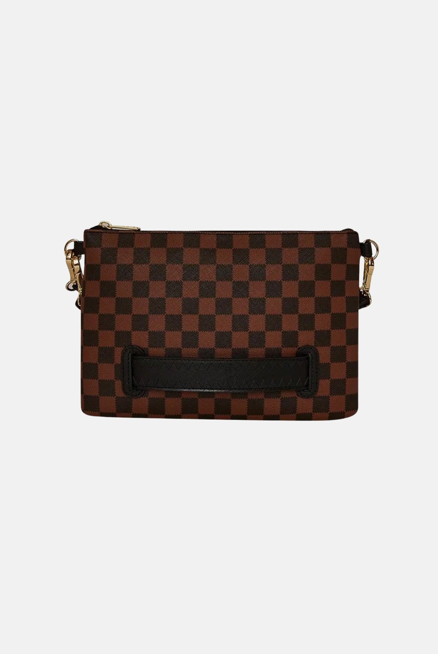 SPRAYGROUND Pochette Sawtooth Sharks In Paris marrone per uomo e donna 910B7841NSZ  SPRAYGROUND