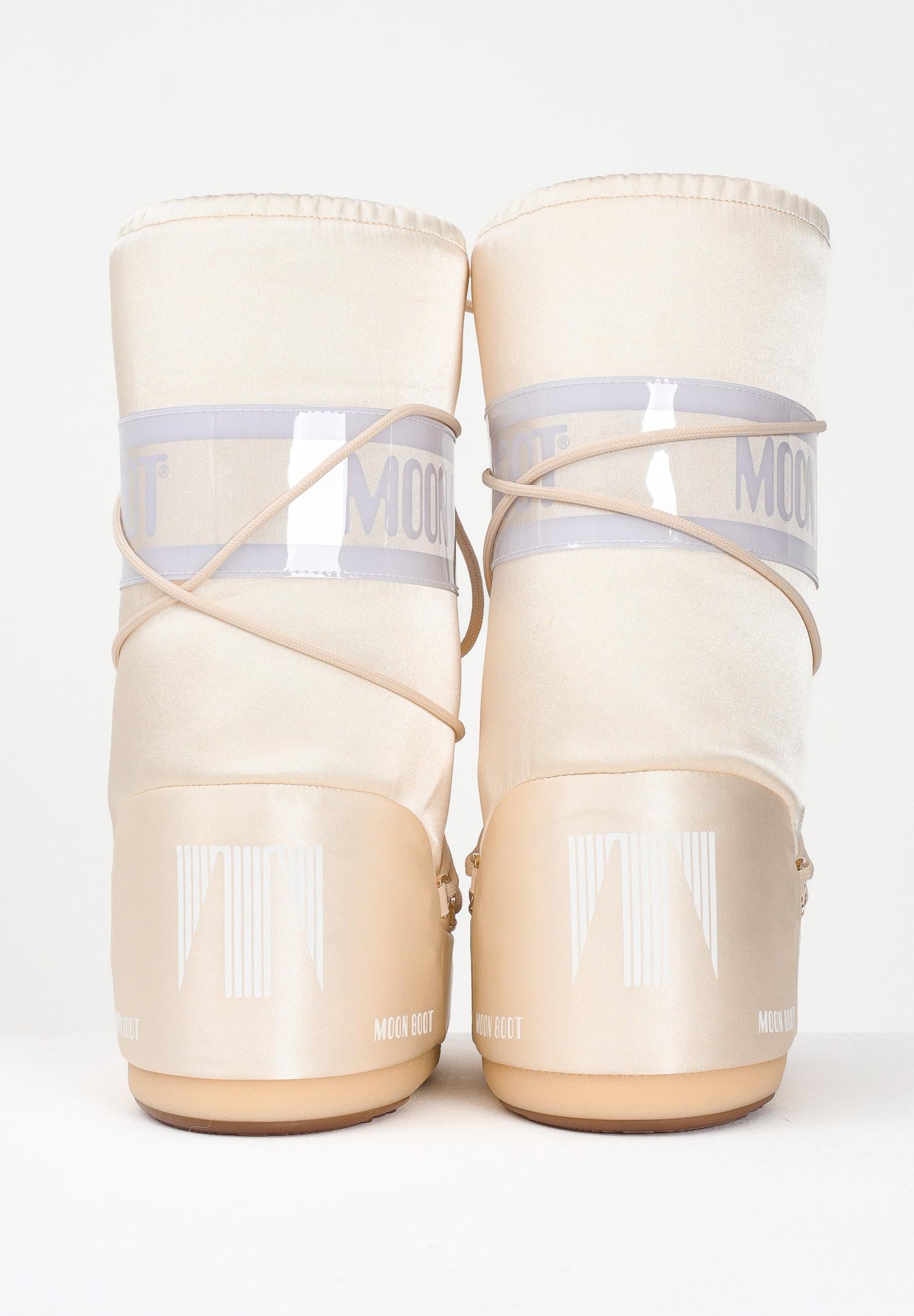 MOON BOOT Stivali da neve ICON avorio perlato da donna 80D1403060 L020 MOON BOOT