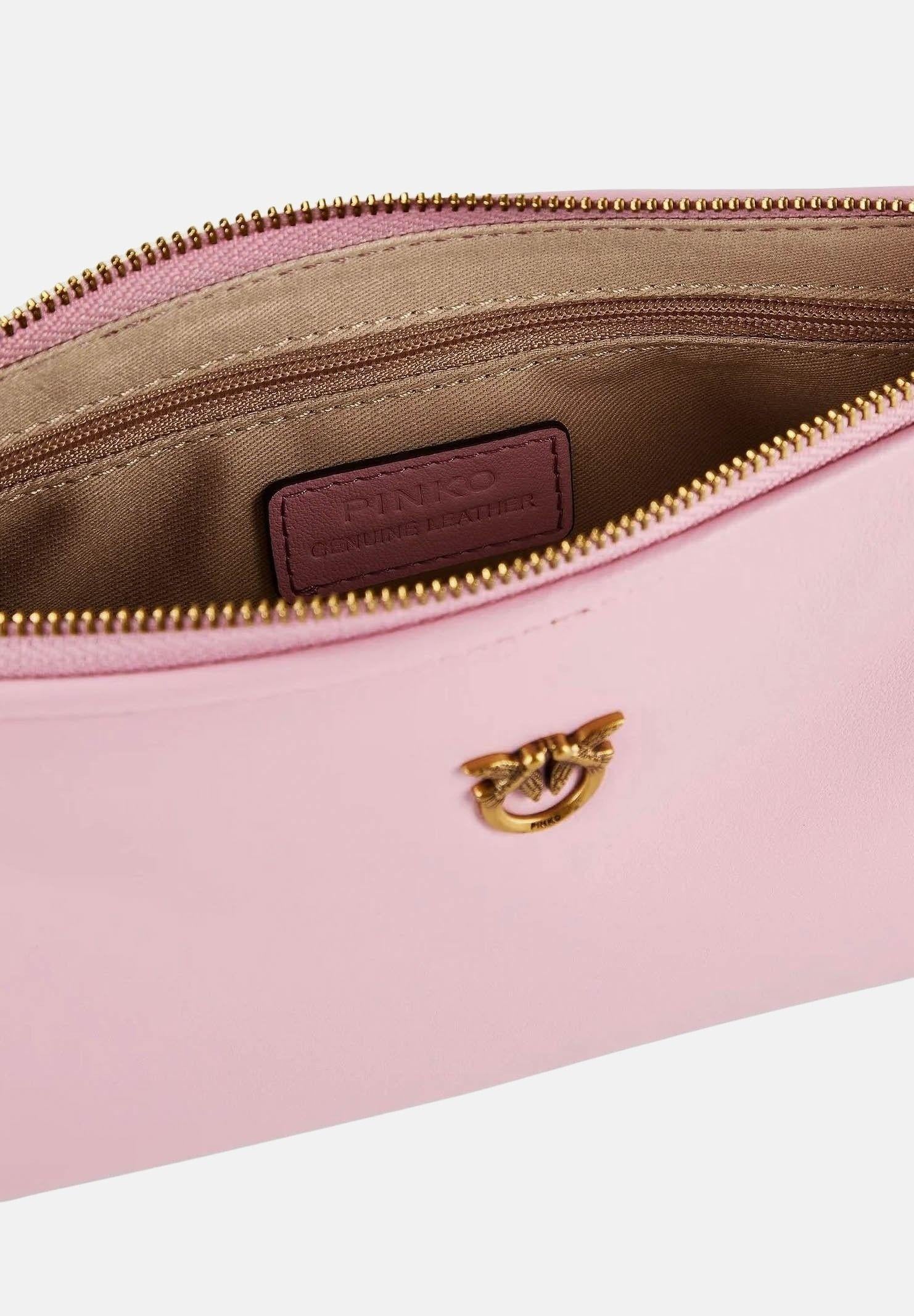 PINKO Borsa a spalla MINI HALF MOON BAGUETTE rosa da donna 105069A0QO P26Q PINKO