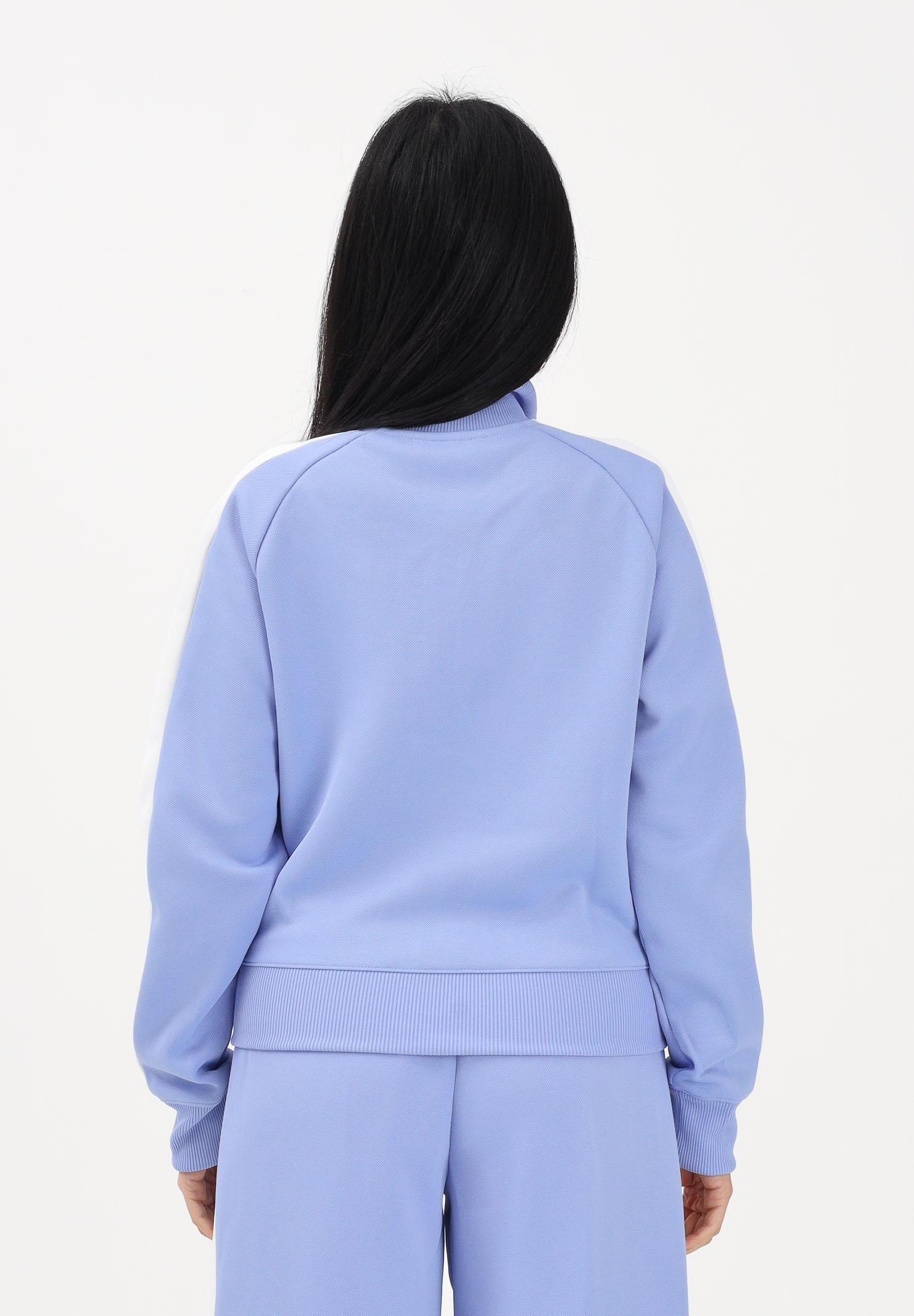 PUMA Felpa con zip T7 ALWAYS ON azzurro polvere da donna 629796 60 PUMA