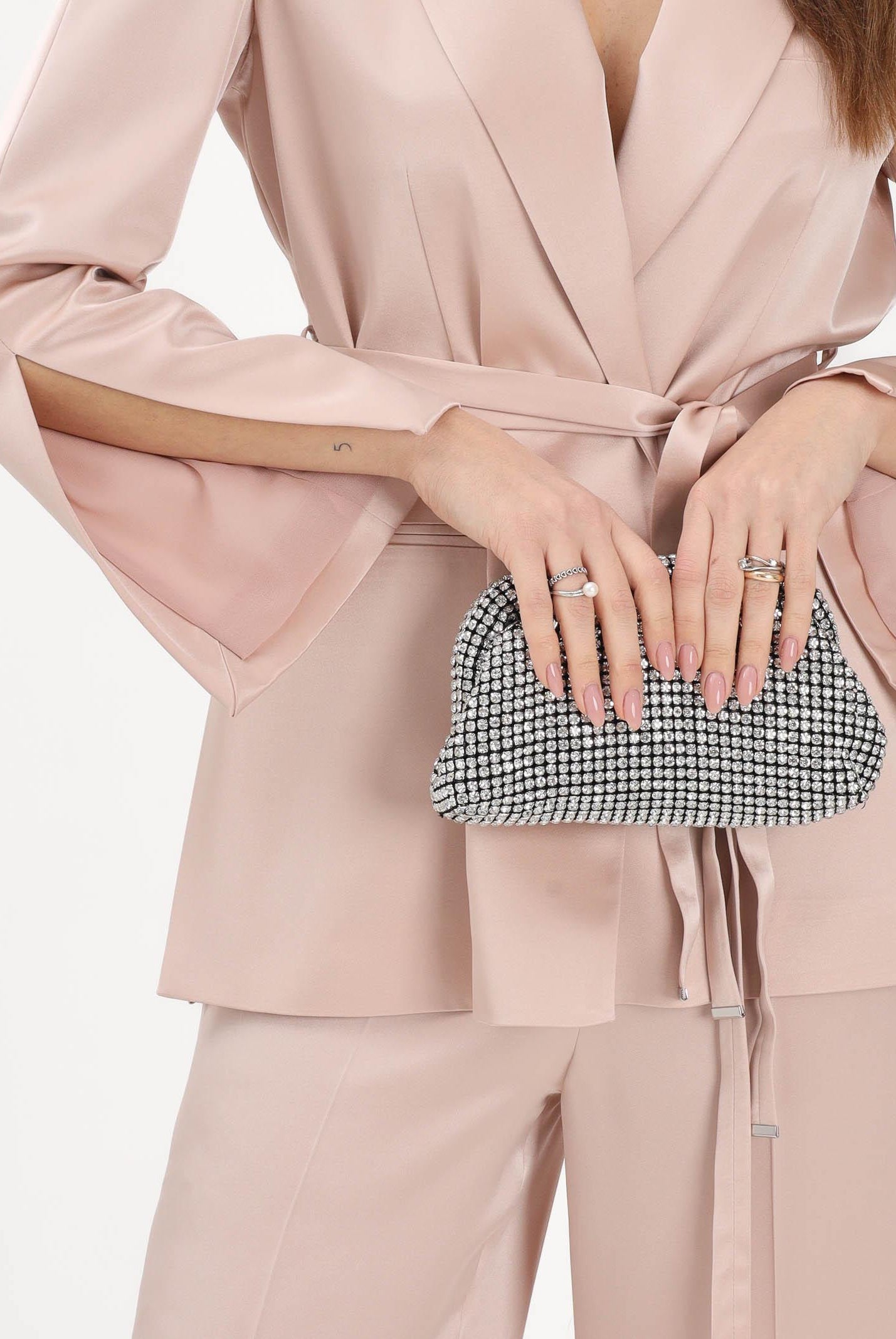 PINKO Giacca rosa da donna con cintura 106589A1Y5 Q35 PINKO